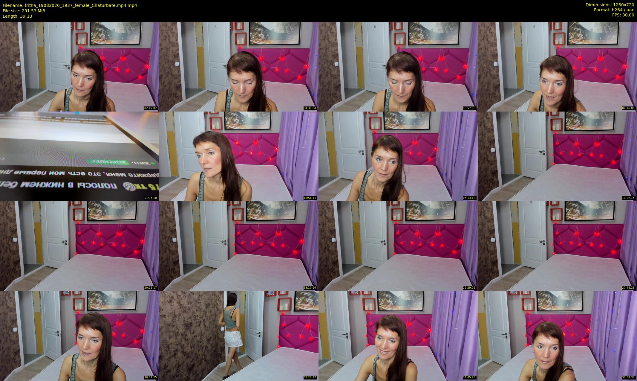 fritha — 40 minute Chaturbate female cam show recording, 720p, Aug 19, 2020
