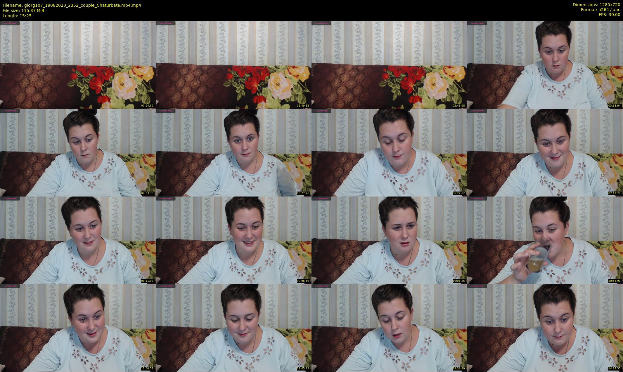 giorg107 — 16 minute Chaturbate couple cam show recording, 720p, Aug 19, 2020