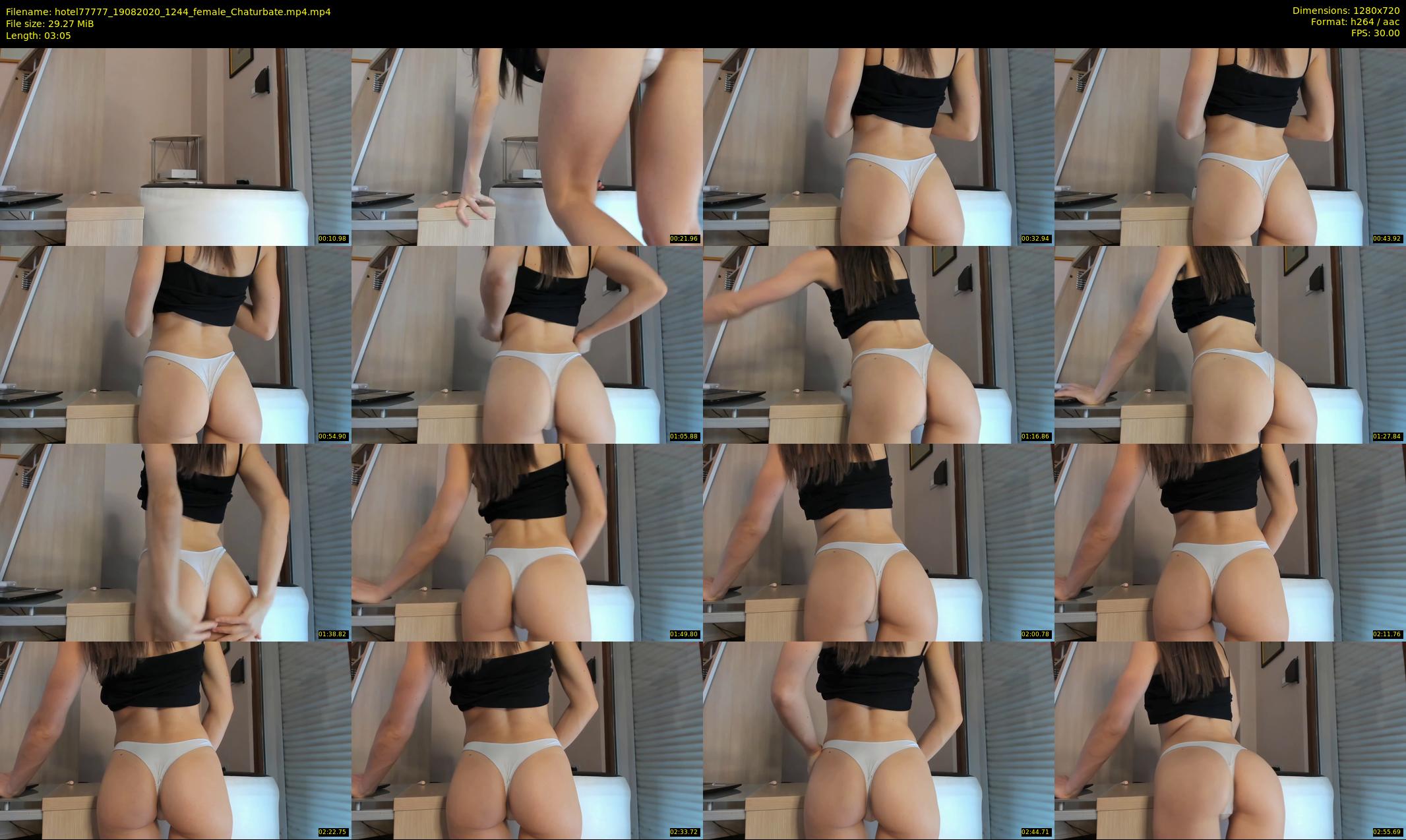 hotel77777 — 4 minute Chaturbate female cam show recording, 720p, Aug 19, 2020