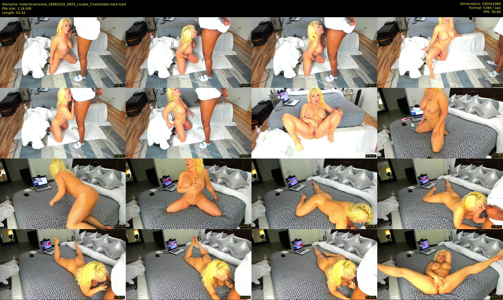 instantcamsnow — 54 minute Chaturbate couple cam show recording, 1080p, Aug 19, 2020