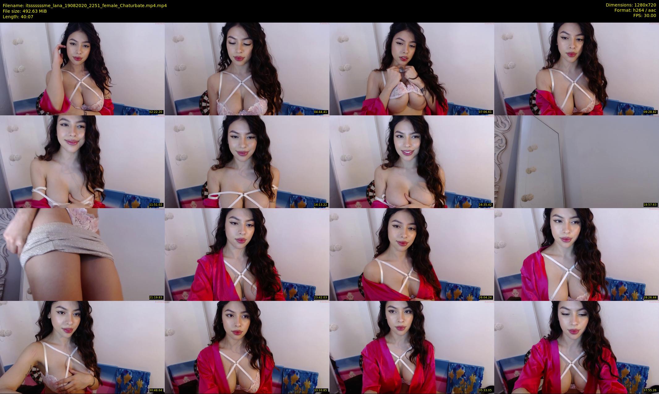 itsssssssme_lana — 41 minute Chaturbate female cam show recording, 720p, Aug 19, 2020