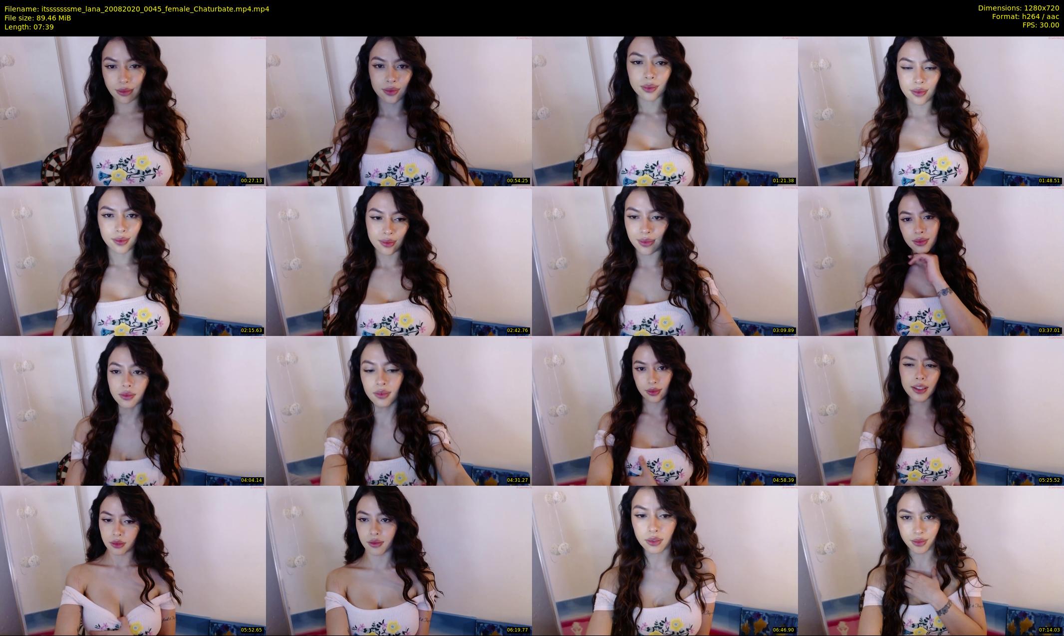itsssssssme_lana — 8 minute Chaturbate female cam show recording, 720p, Aug 20, 2020