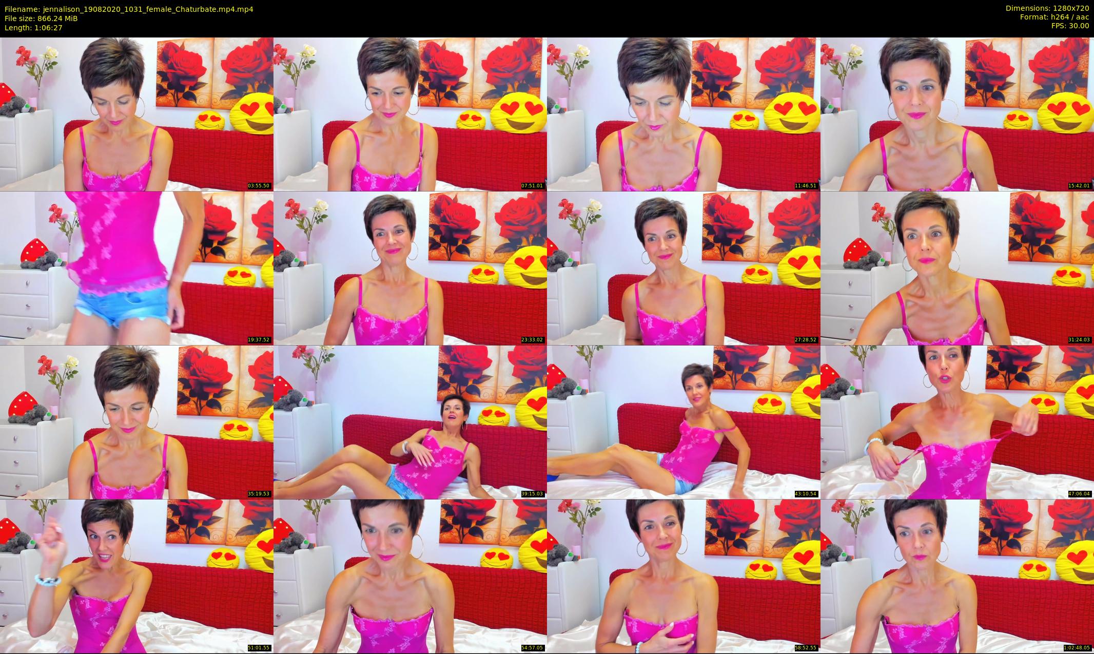 jennalison — 67 minute Chaturbate female cam show recording, 720p, Aug 19, 2020