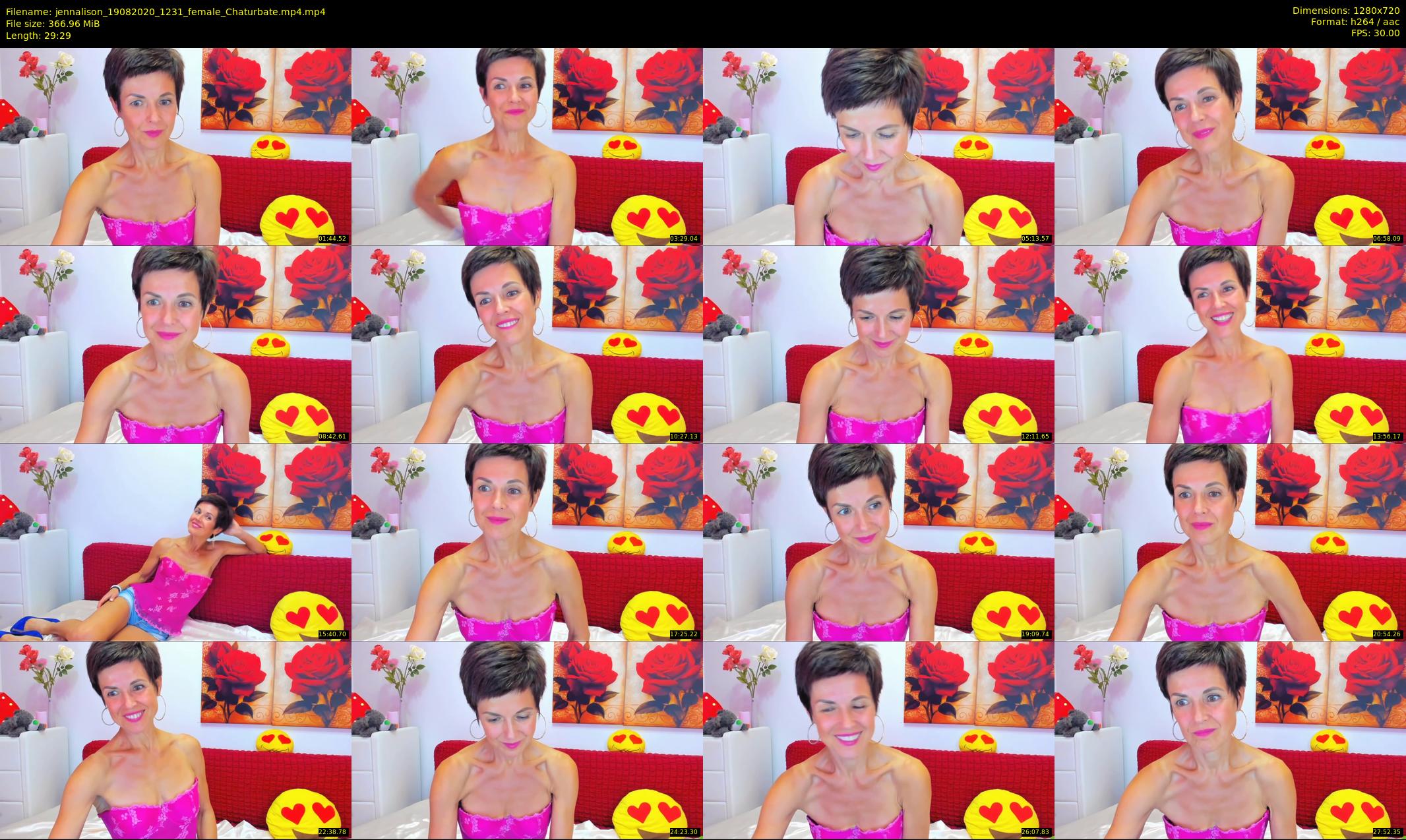 jennalison — 30 minute Chaturbate female cam show recording, 720p, Aug 19, 2020