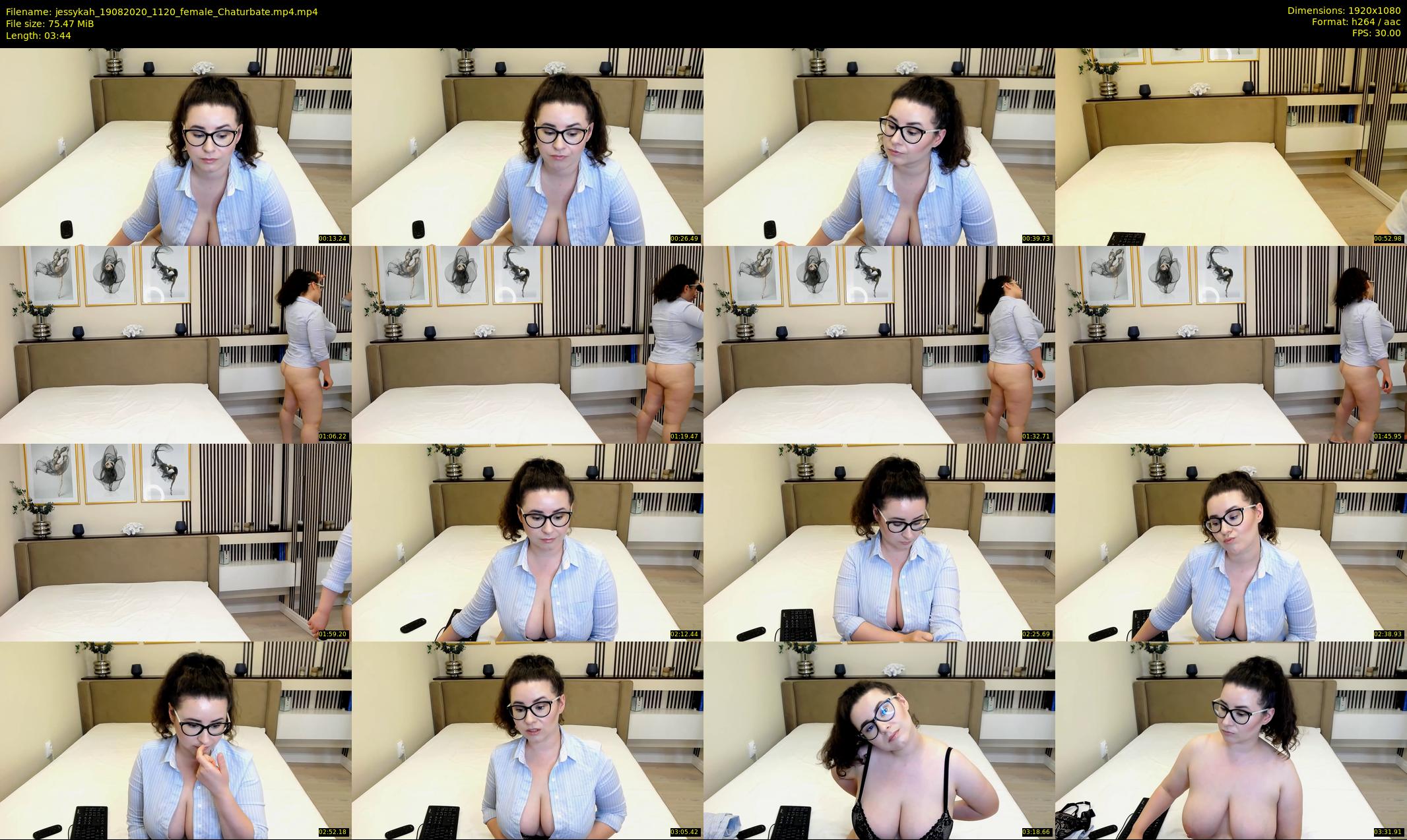 jessykah — 4 minute Chaturbate female cam show recording, 1080p, Aug 19, 2020