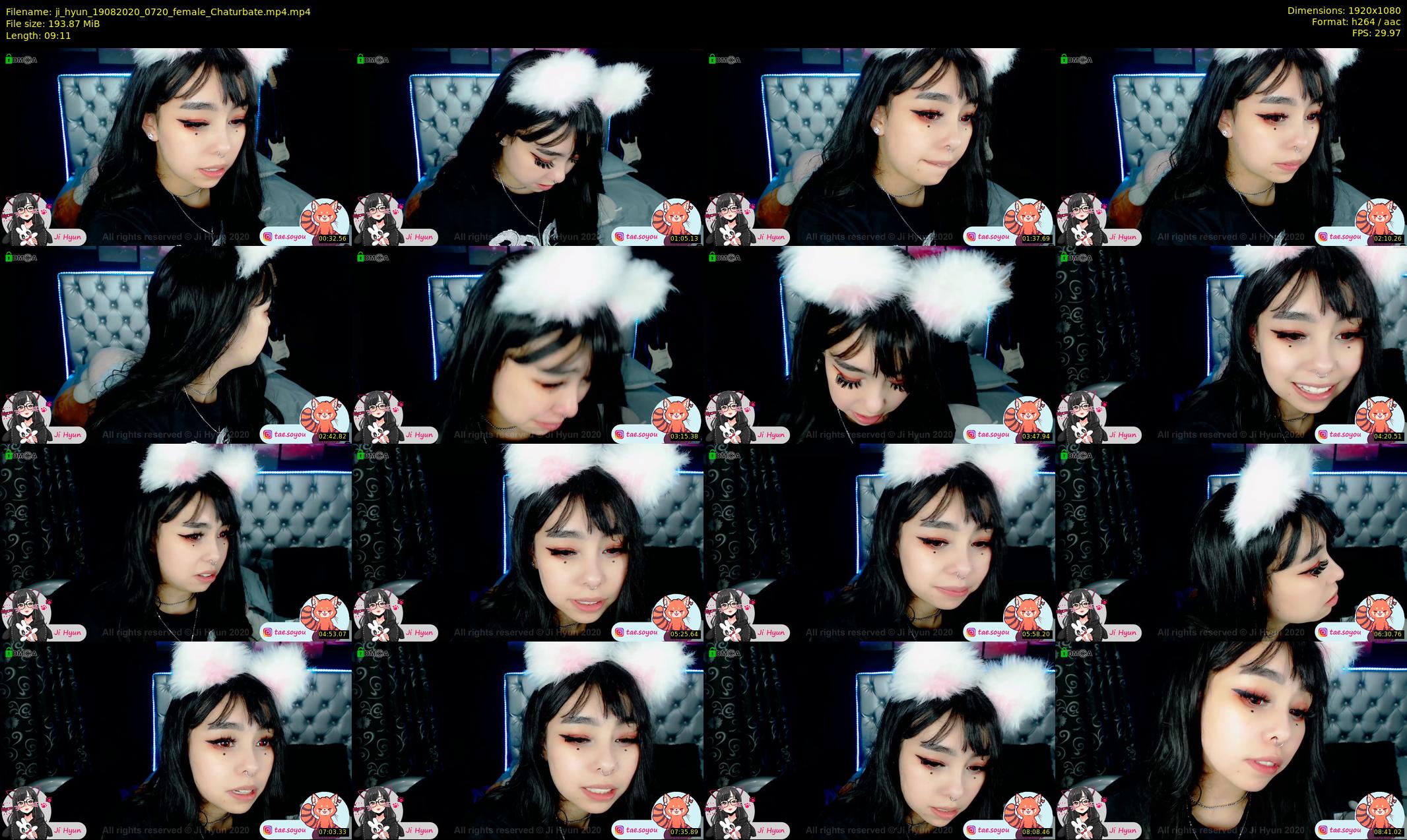 ji_hyun — 10 minute Chaturbate female cam show recording, 1080p, Aug 19, 2020