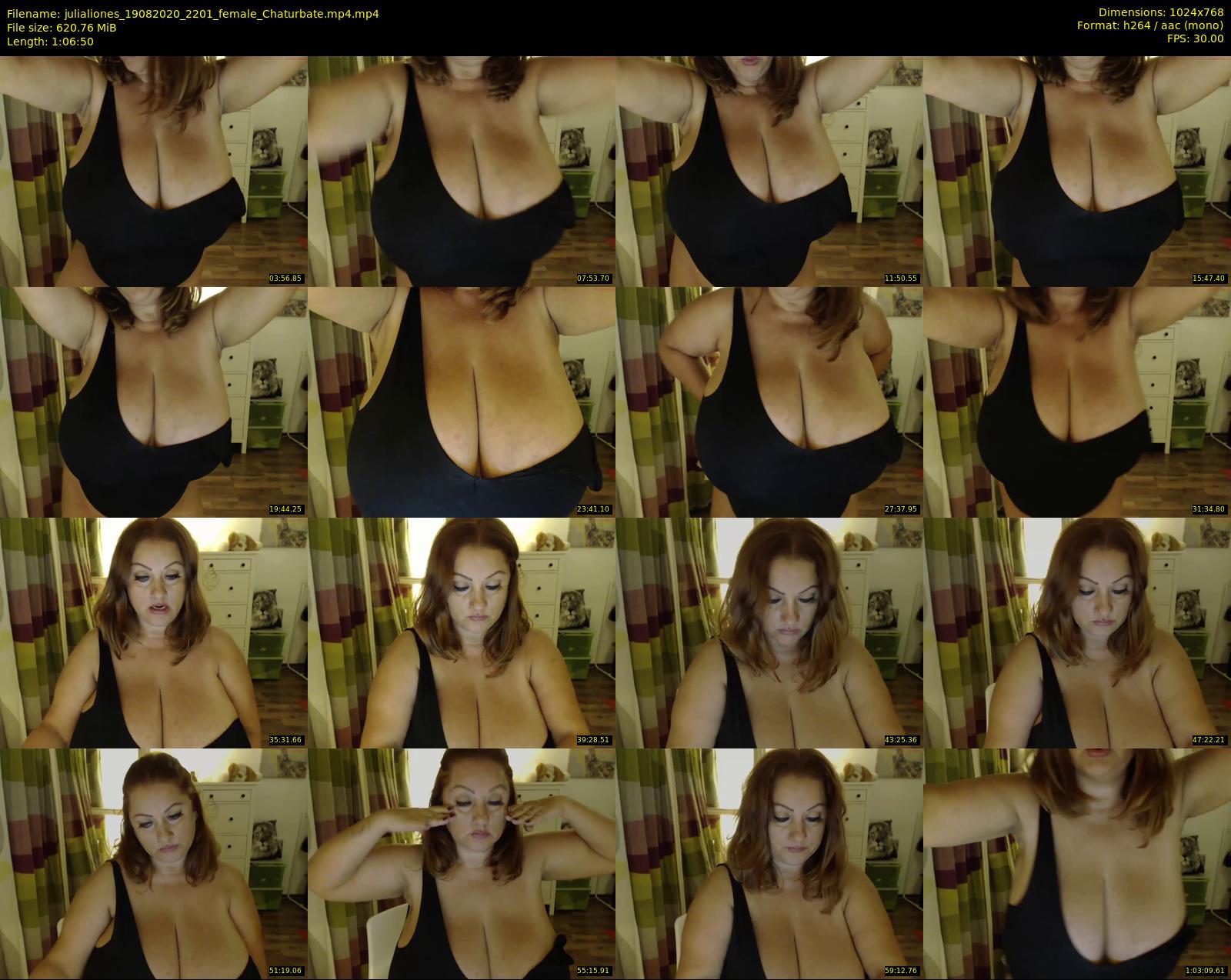 julialiones — 67 minute Chaturbate female cam show recording, 720p, Aug 19, 2020