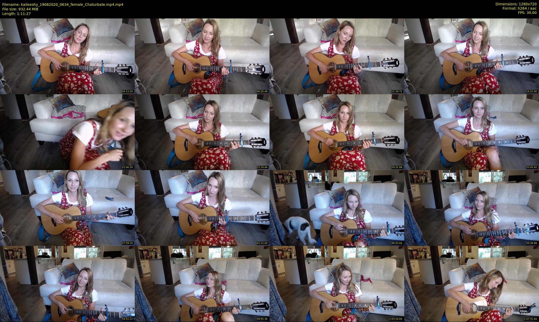 kaileeshy — 72 minute Chaturbate female cam show recording, 720p, Aug 19, 2020