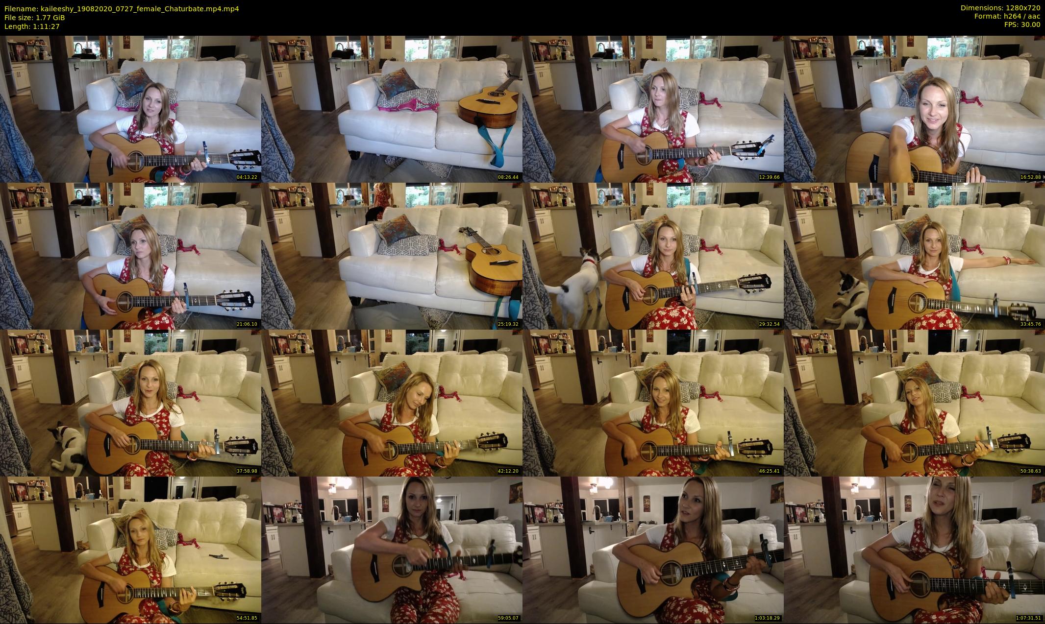 kaileeshy — 72 minute Chaturbate female cam show recording, 720p, Aug 19, 2020