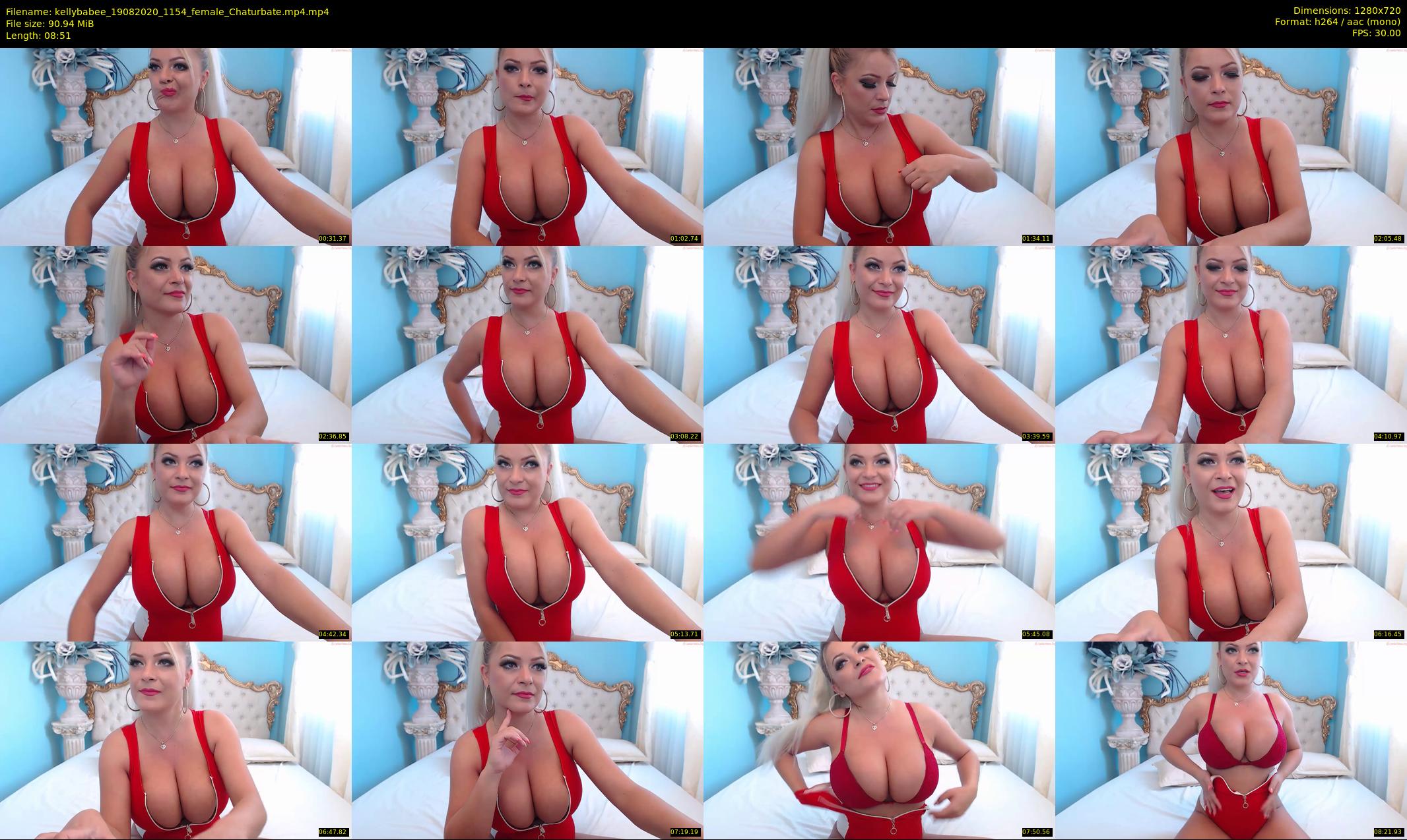 kellybabee — 9 minute Chaturbate female cam show recording, 720p, Aug 19, 2020