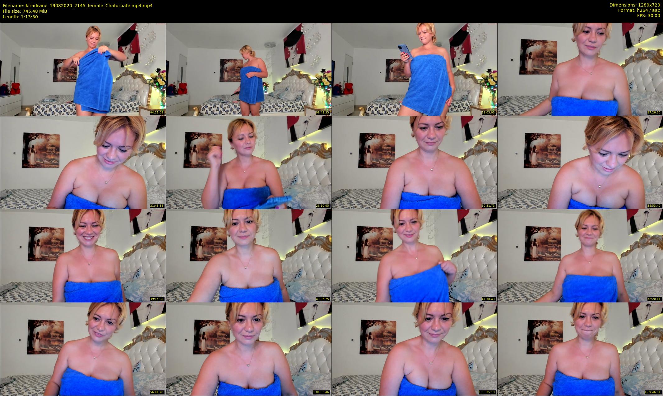 kiradivine — 74 minute Chaturbate female cam show recording, 720p, Aug 19, 2020
