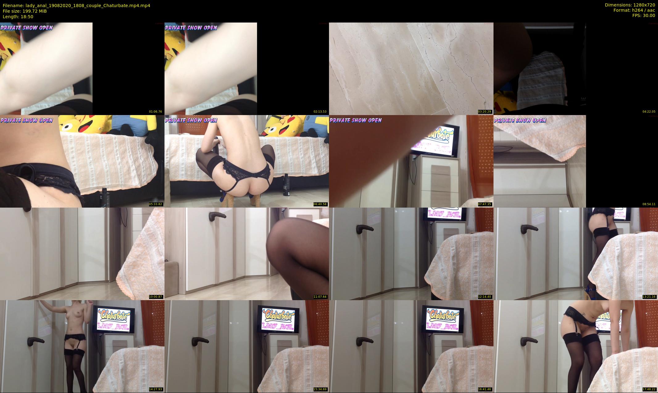 lady_anal — 19 minute Chaturbate female cam show recording, 720p, Aug 19, 2020