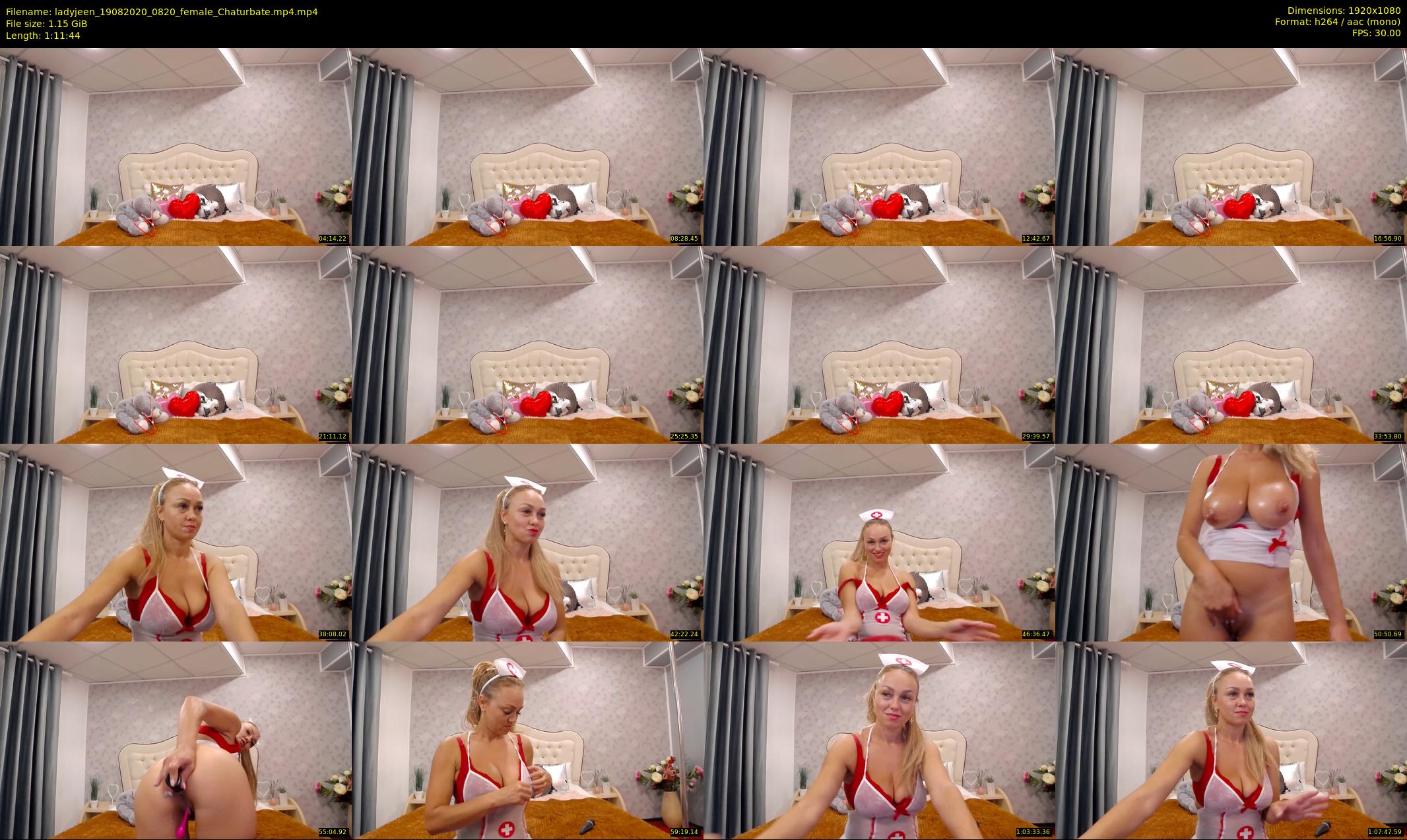 ladyjeen — 72 minute Chaturbate female cam show recording, 1080p, Aug 19, 2020