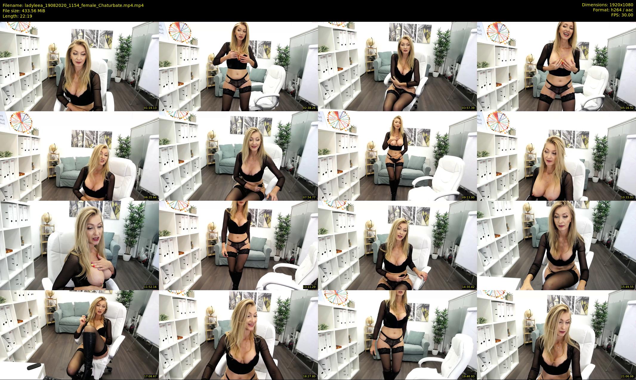 ladyleea — 23 minute Chaturbate female cam show recording, 1080p, Aug 19, 2020