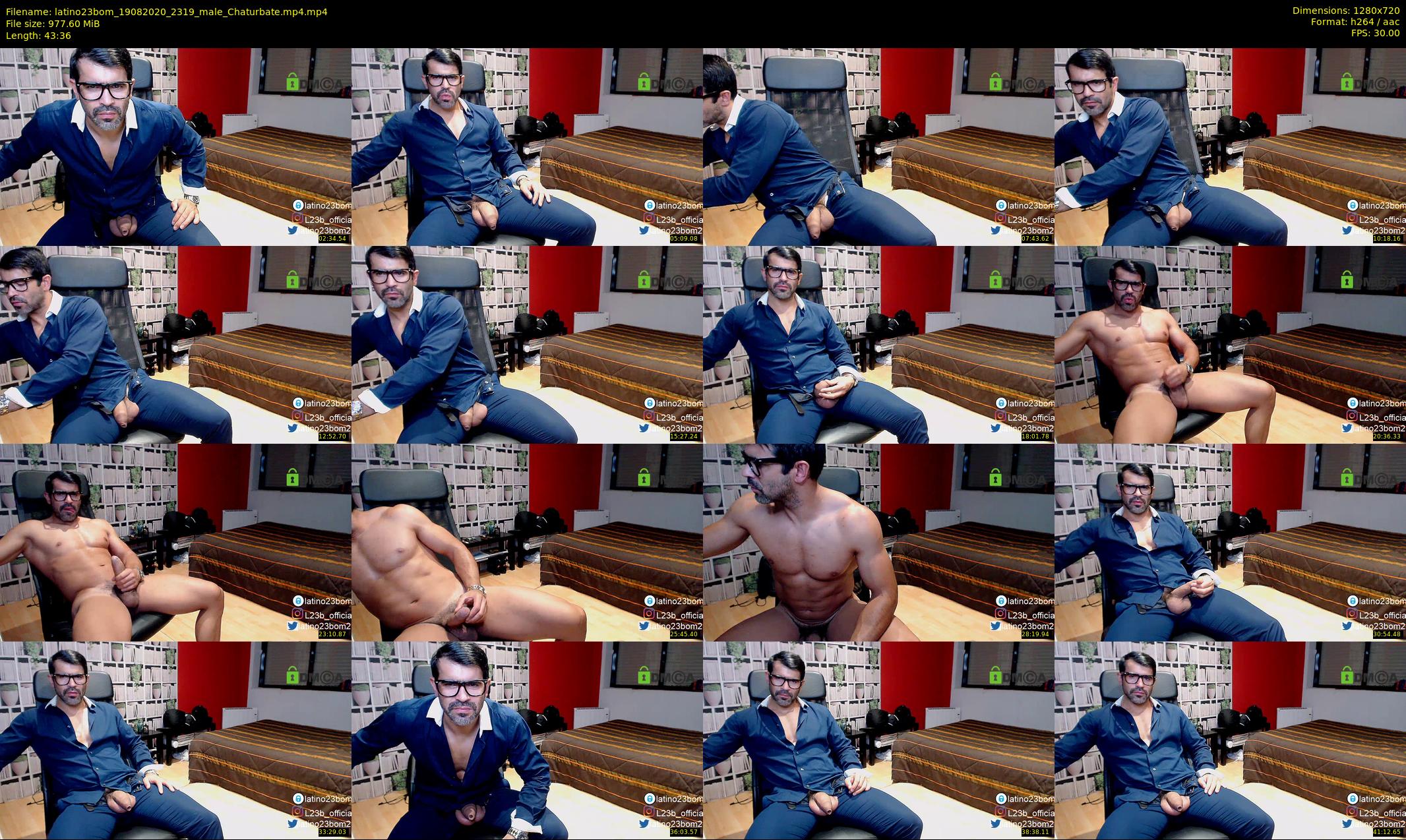 latino23bom — 44 minute Chaturbate male cam show recording, 720p, Aug 19, 2020