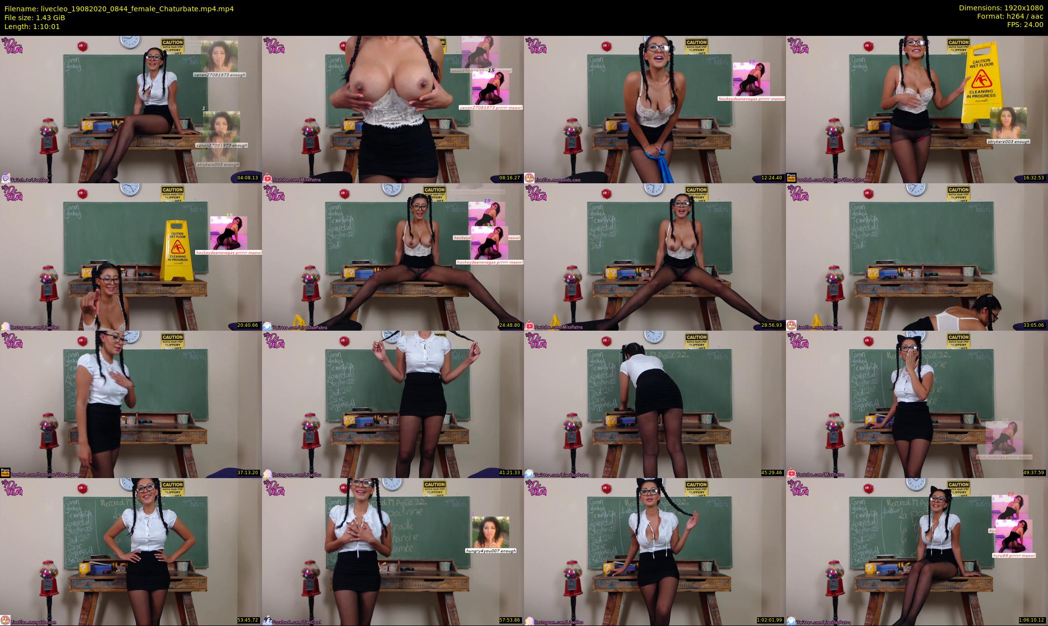 livecleo — 71 minute Chaturbate female cam show recording, 1080p, Aug 19, 2020