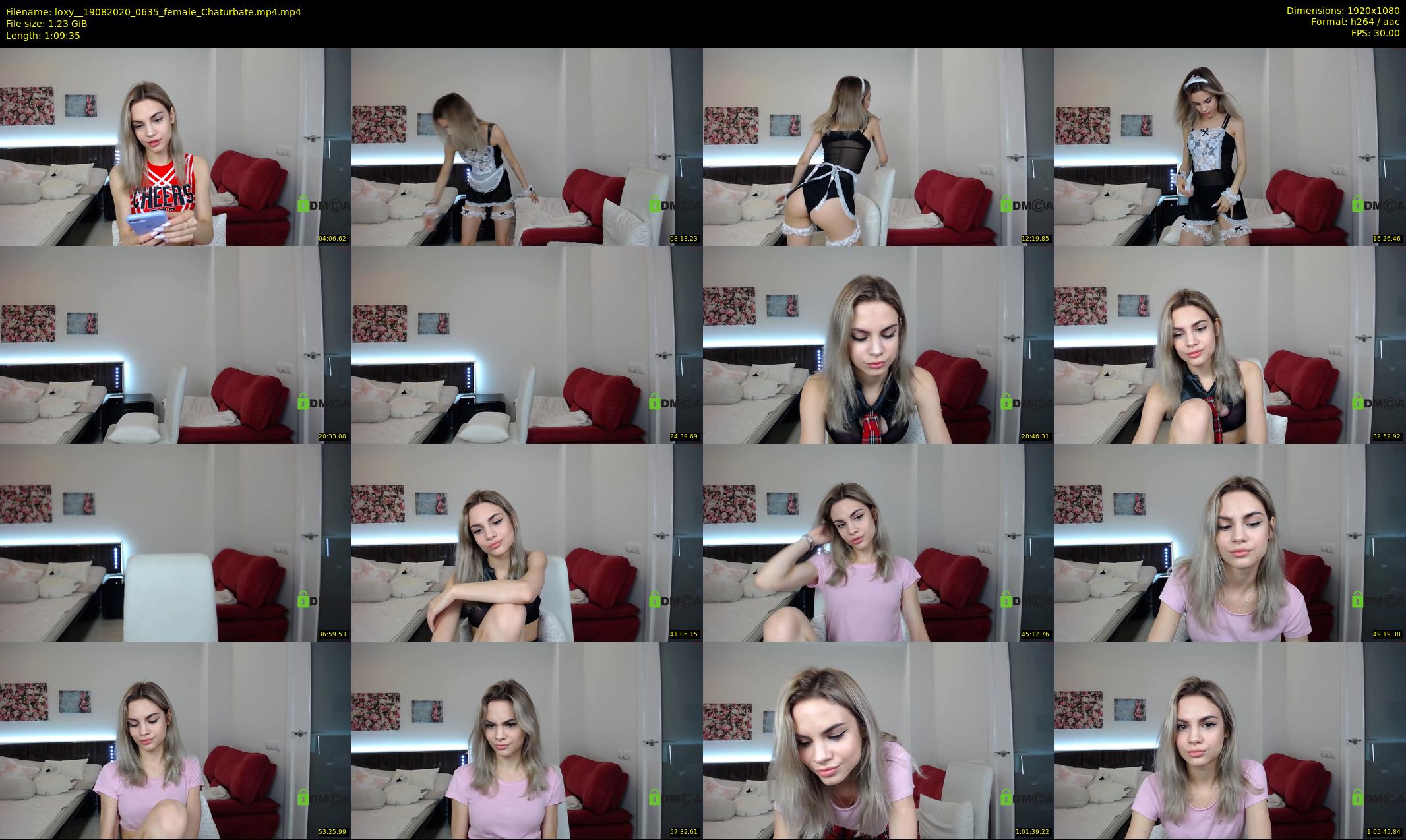 loxy_ — 70 minute Chaturbate female cam show recording, 1080p, Aug 19, 2020