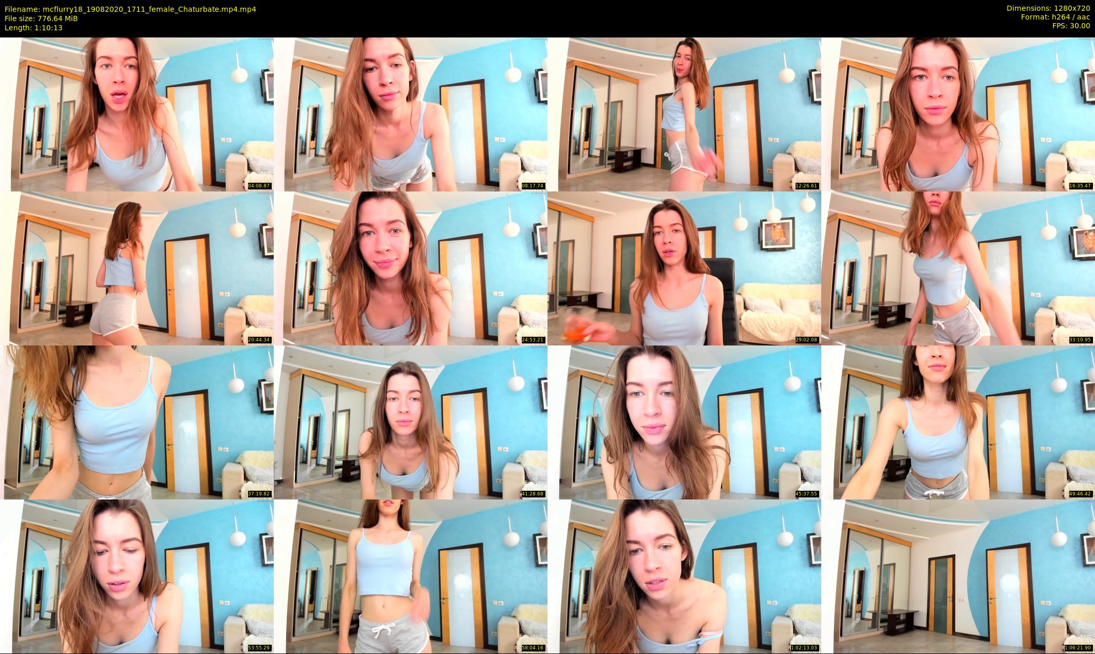 mcflurry18 — 71 minute Chaturbate female cam show recording, 720p, Aug 19, 2020