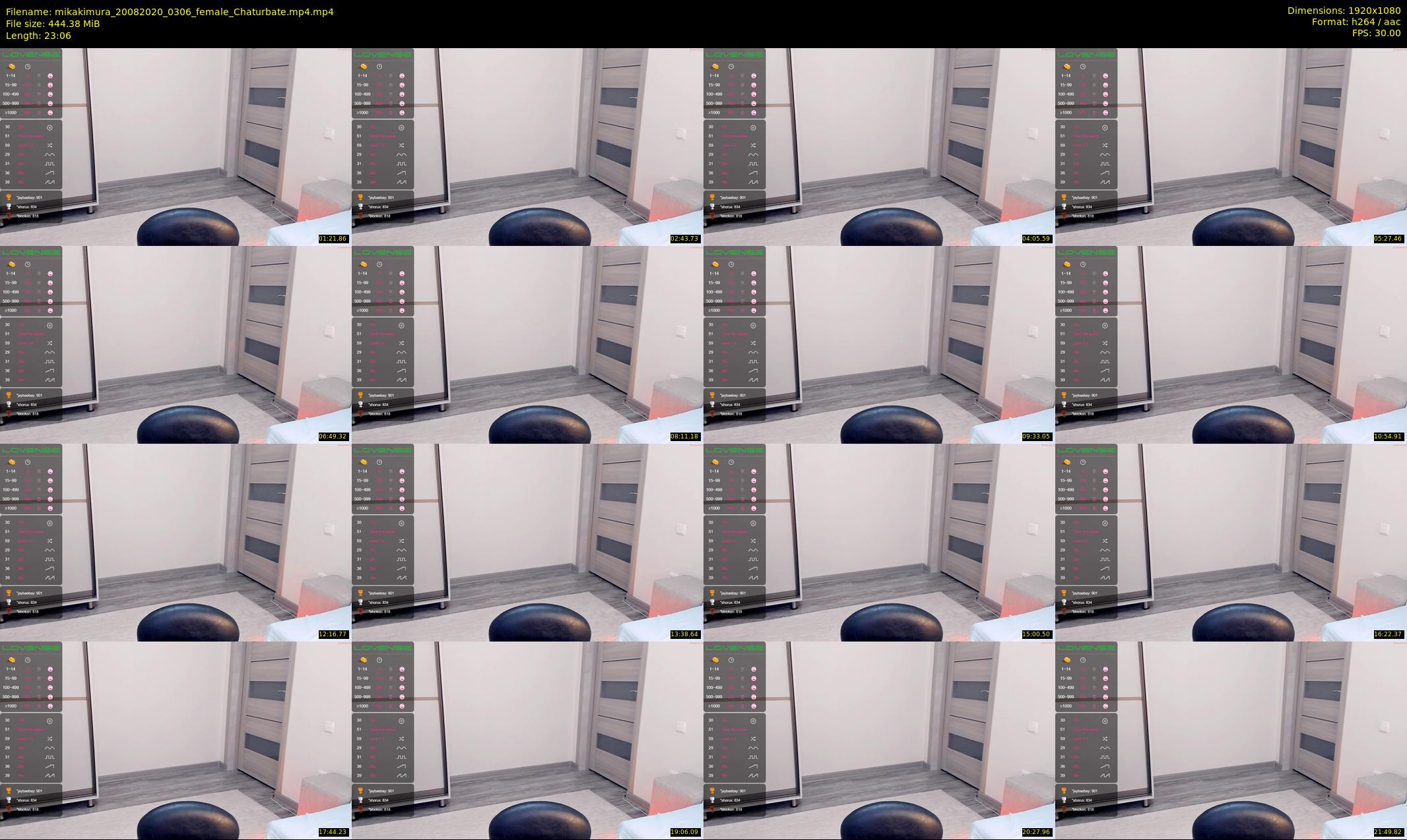 mikakimura — 24 minute Chaturbate female cam show recording, 1080p, Aug 20, 2020