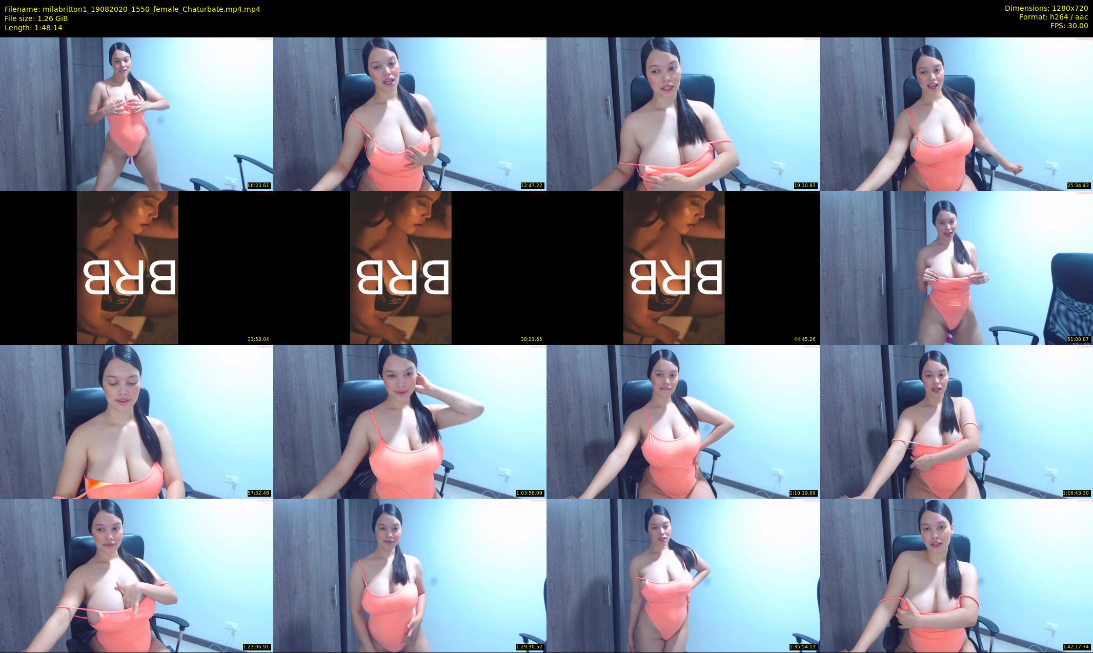 milabritton1 — 109 minute Chaturbate female cam show recording, 720p, Aug 19, 2020