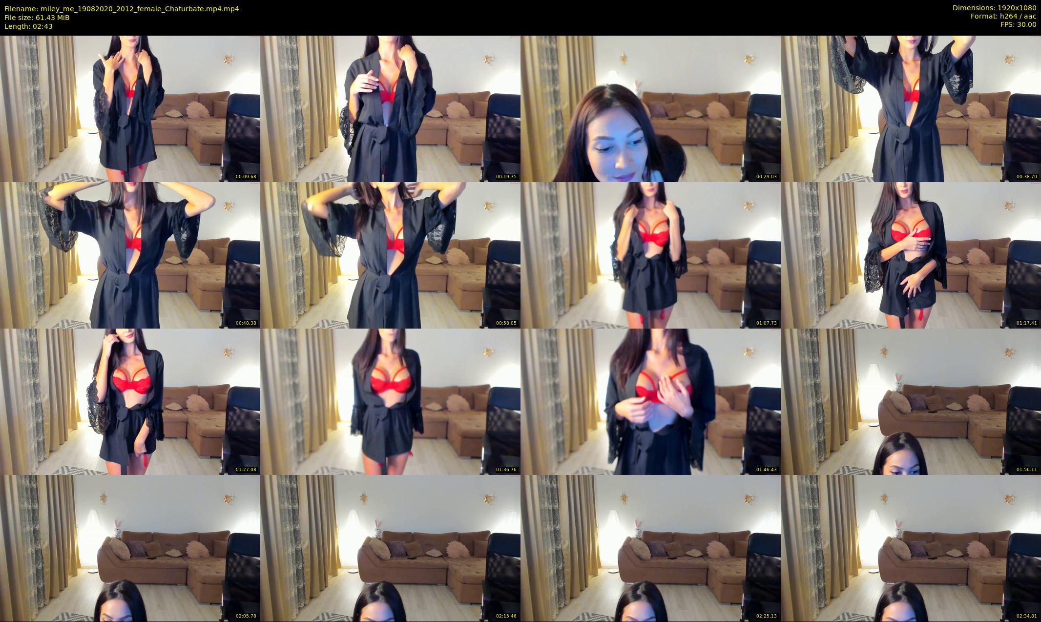 miley_me — 3 minute Chaturbate female cam show recording, 1080p, Aug 19, 2020