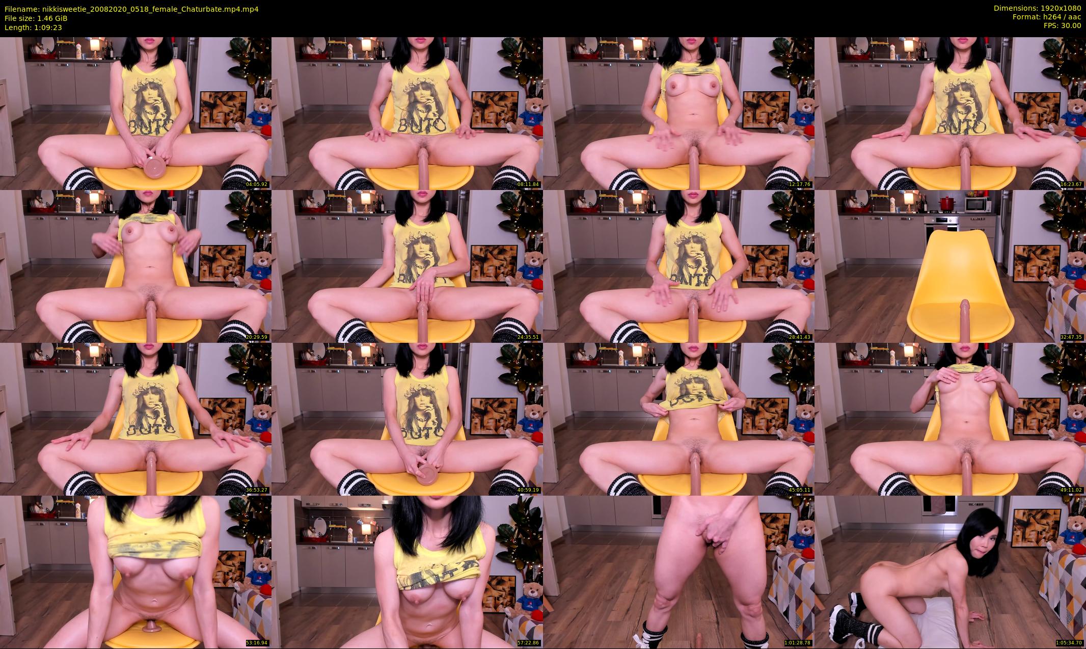 nikkisweetie — 70 minute Chaturbate female cam show recording, 1080p, Aug 20, 2020