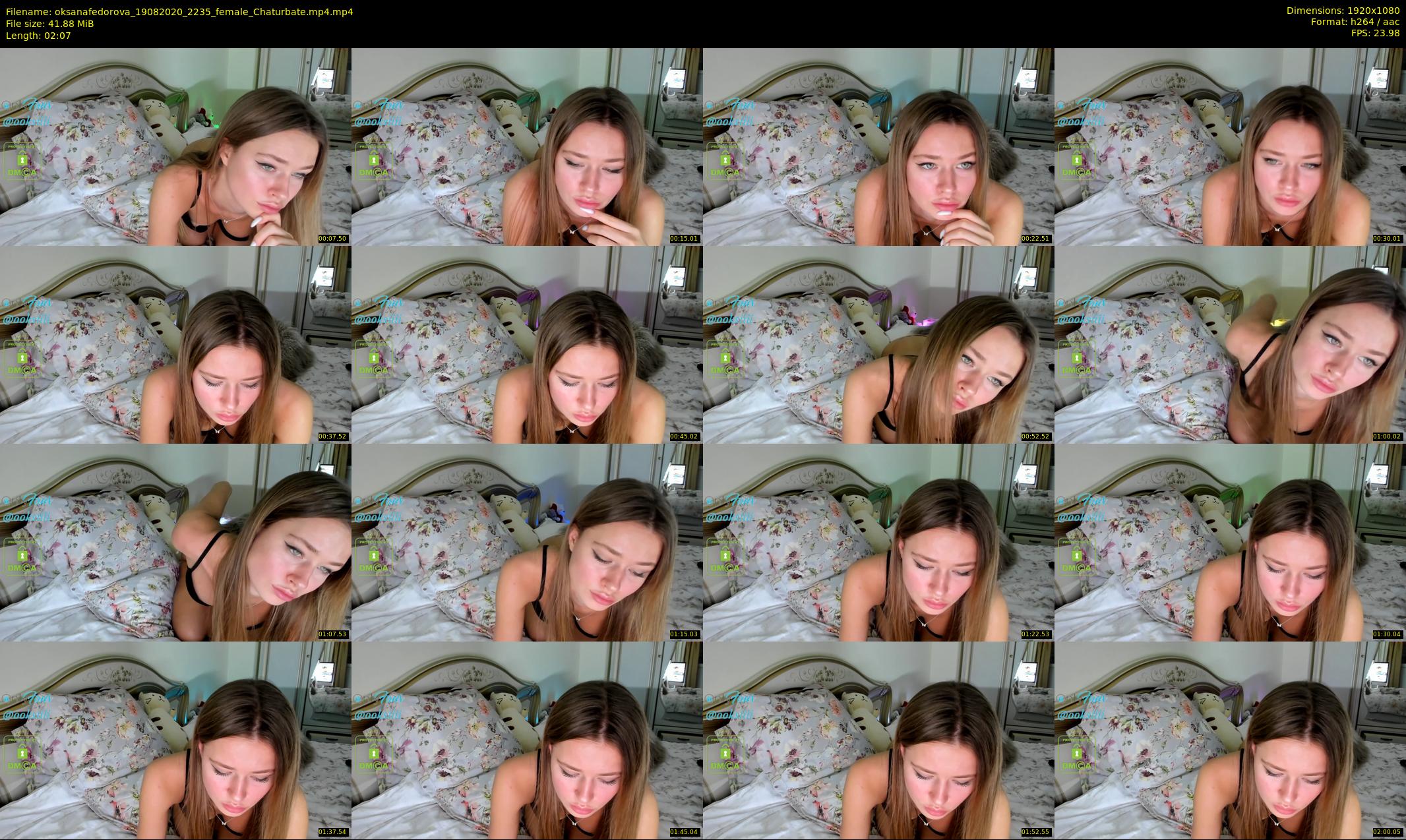 oksanafedorova — 3 minute Chaturbate female cam show recording, 1080p, Aug 19, 2020