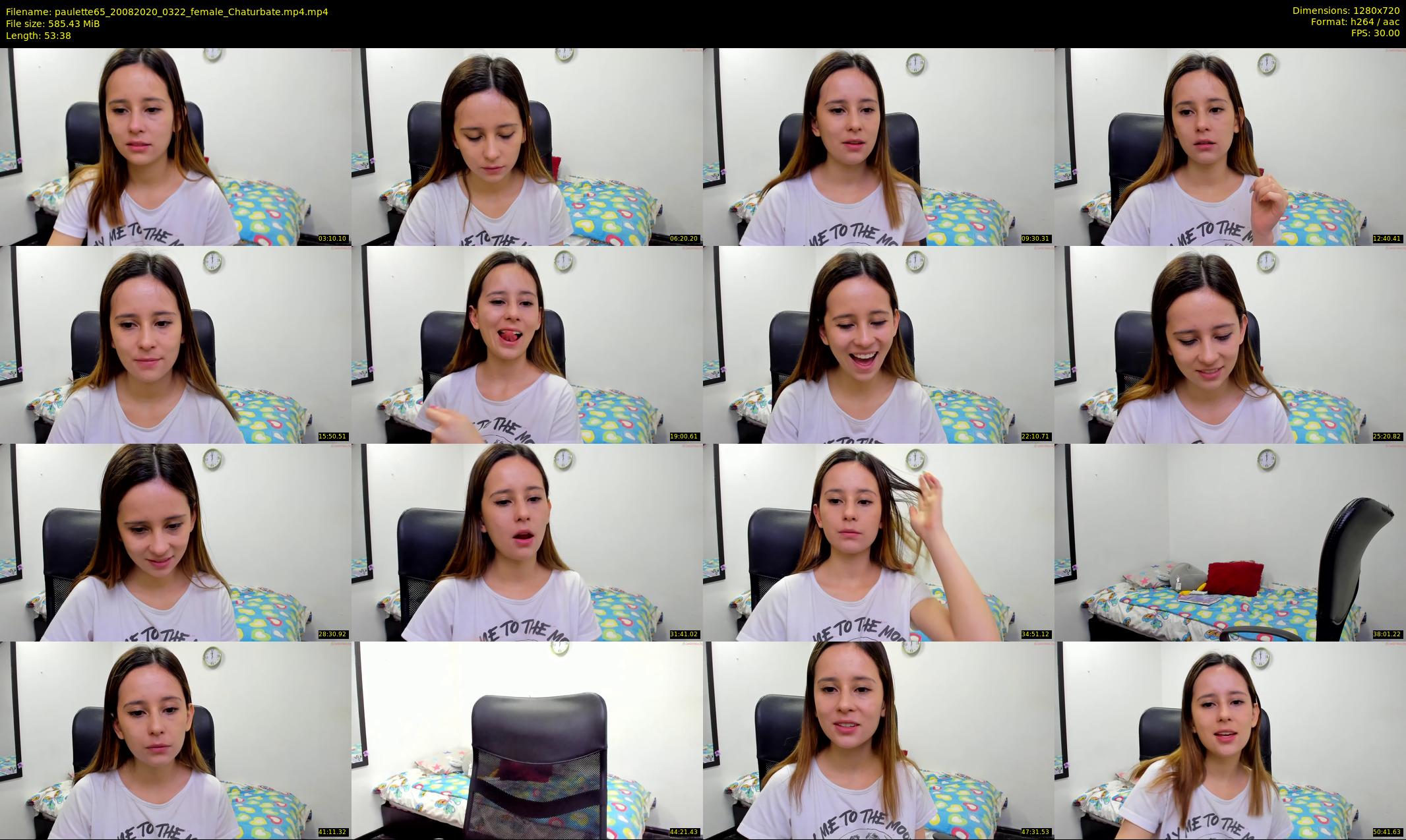 paulette65 — 54 minute Chaturbate female cam show recording, 720p, Aug 20, 2020