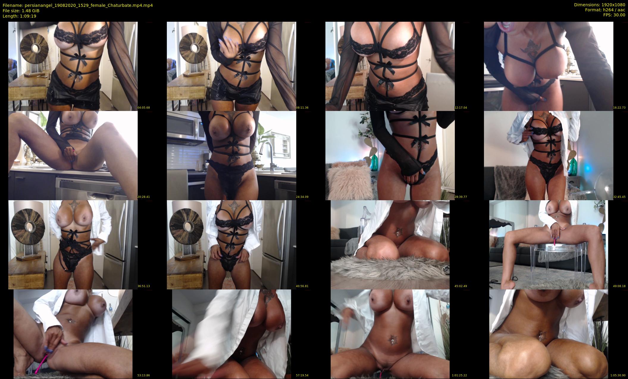 persianangel — 70 minute Chaturbate female cam show recording, 1080p, Aug 19, 2020