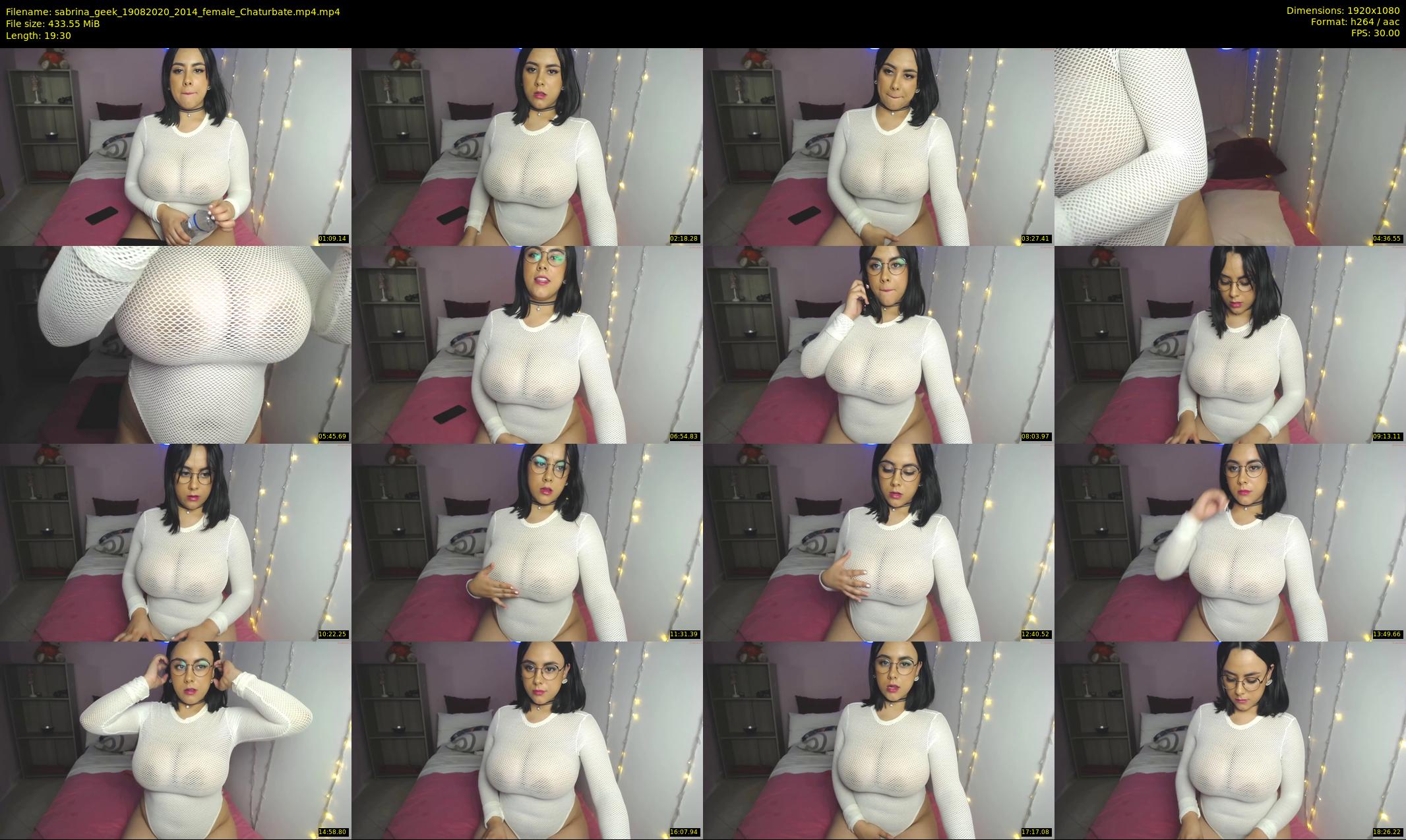 sabrina_geek — 20 minute Chaturbate female cam show recording, 1080p, Aug 19, 2020