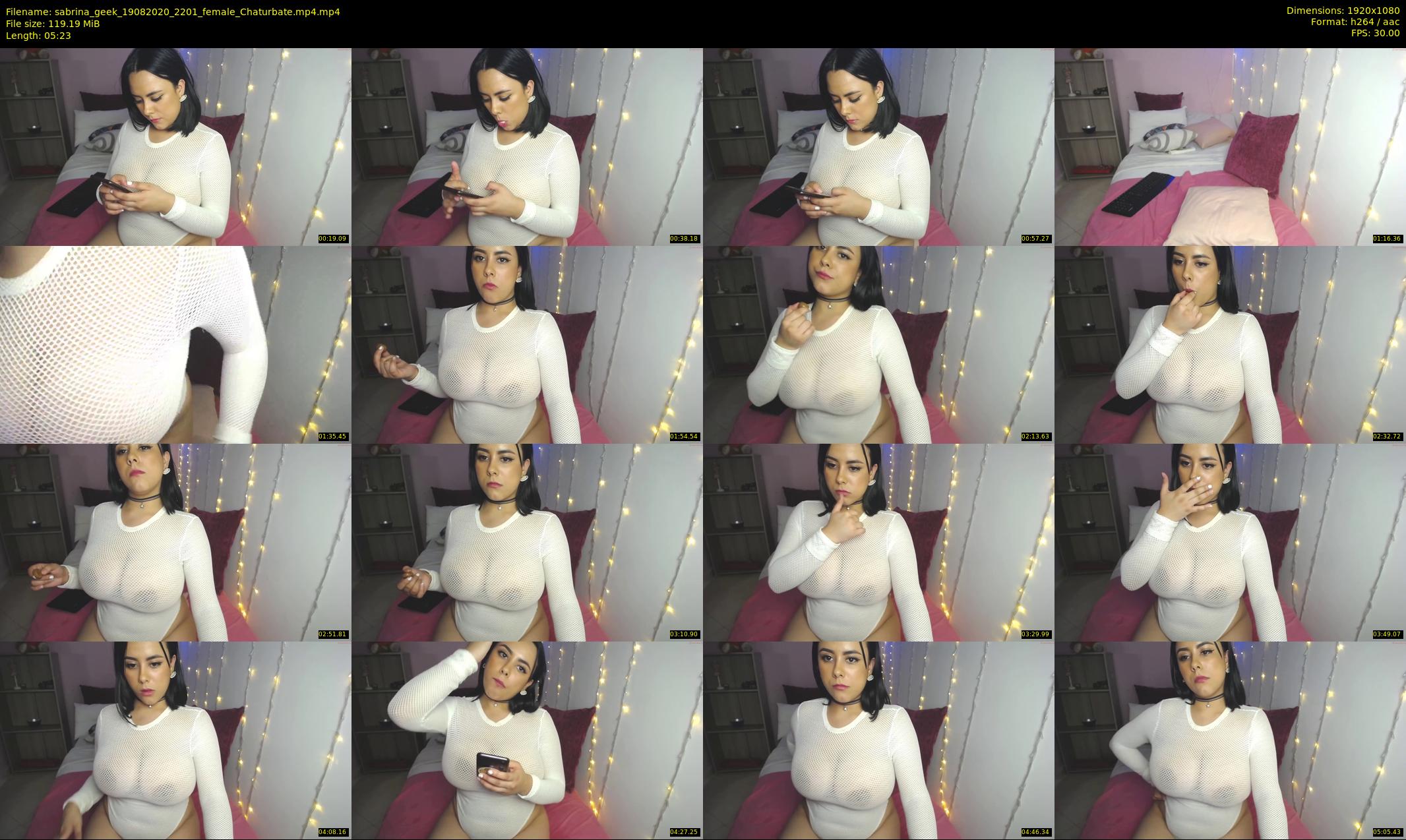 sabrina_geek — 6 minute Chaturbate female cam show recording, 1080p, Aug 19, 2020