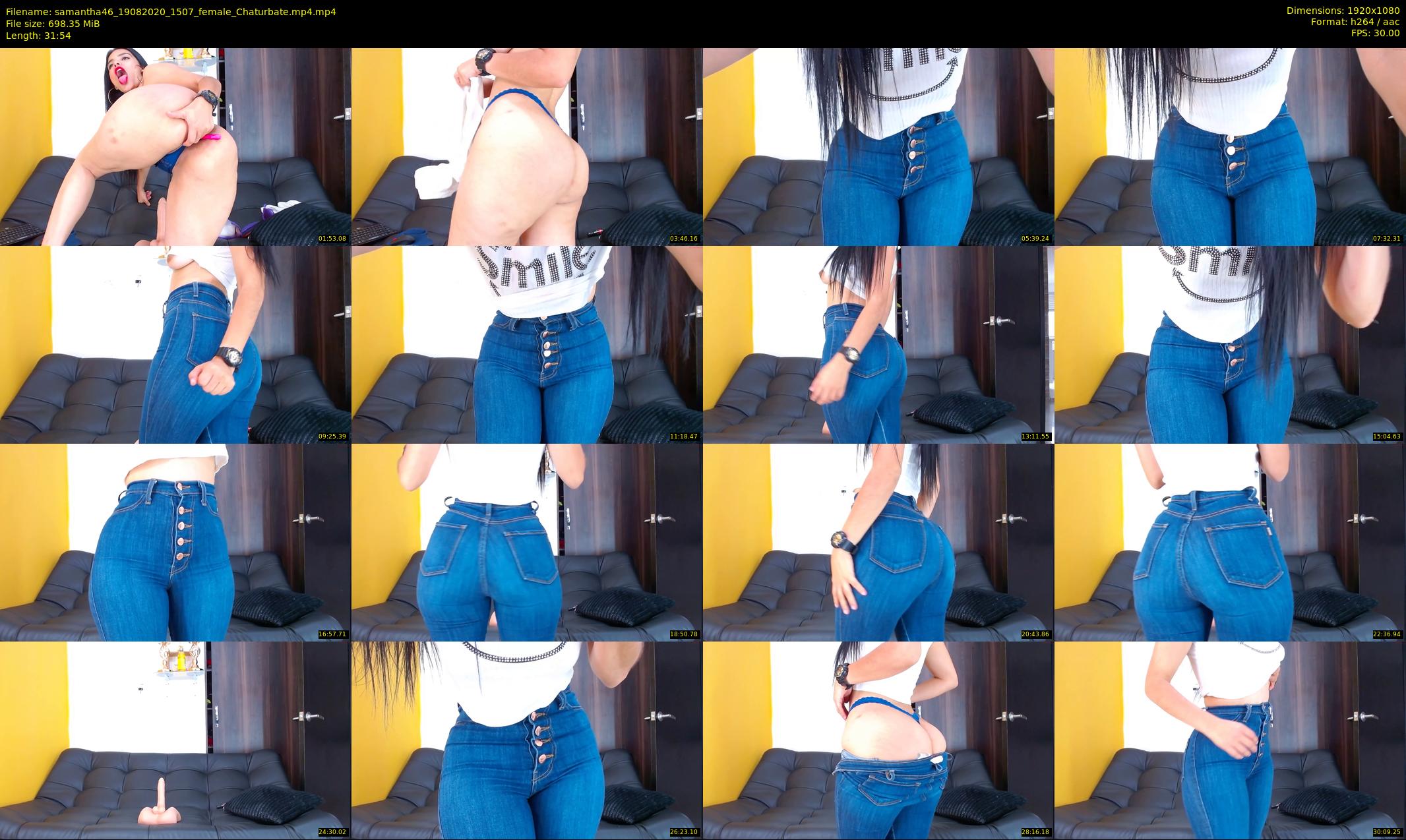 samantha46 — 32 minute Chaturbate female cam show recording, 1080p, Aug 19, 2020