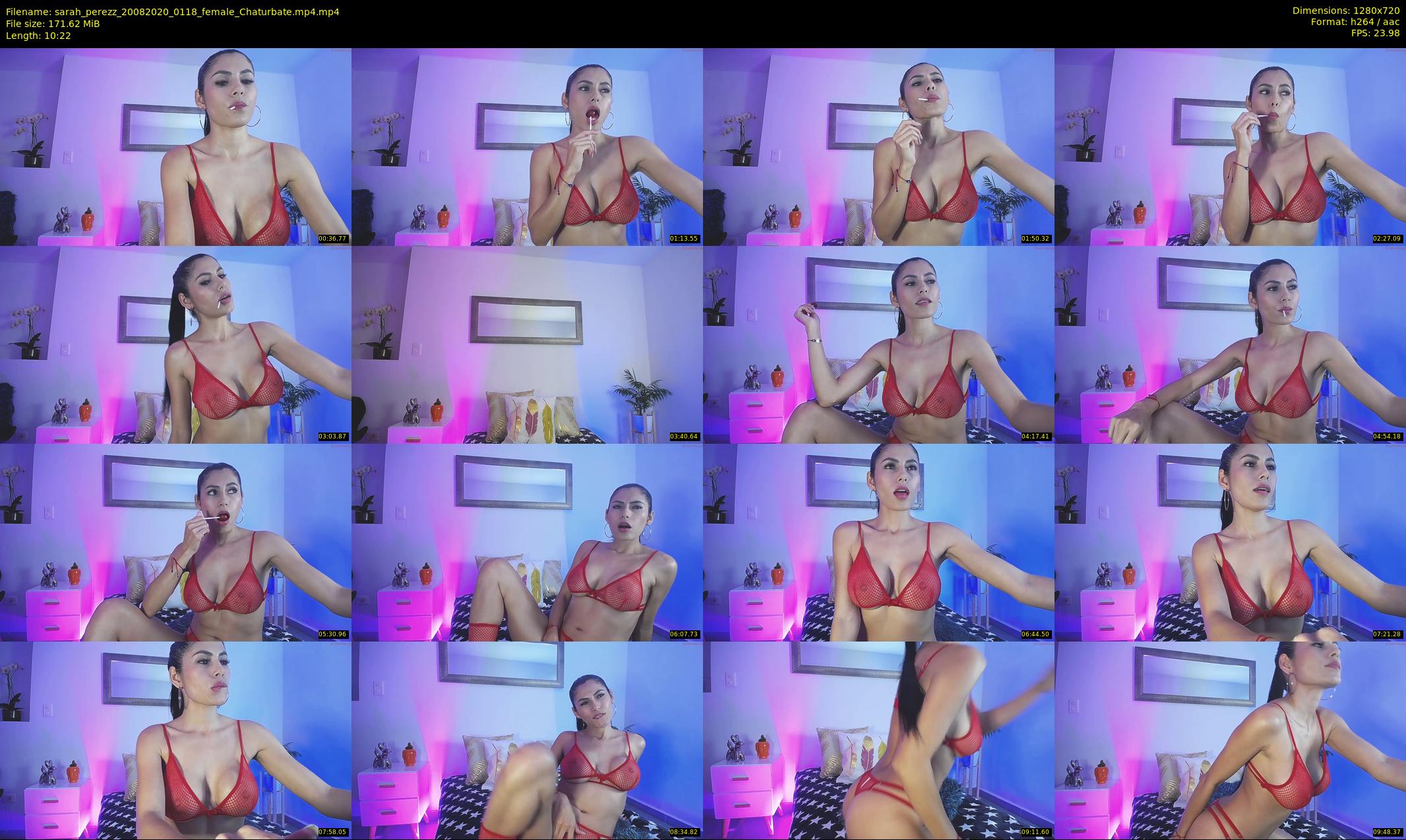 sarah_perezz — 11 minute Chaturbate female cam show recording, 720p, Aug 20, 2020