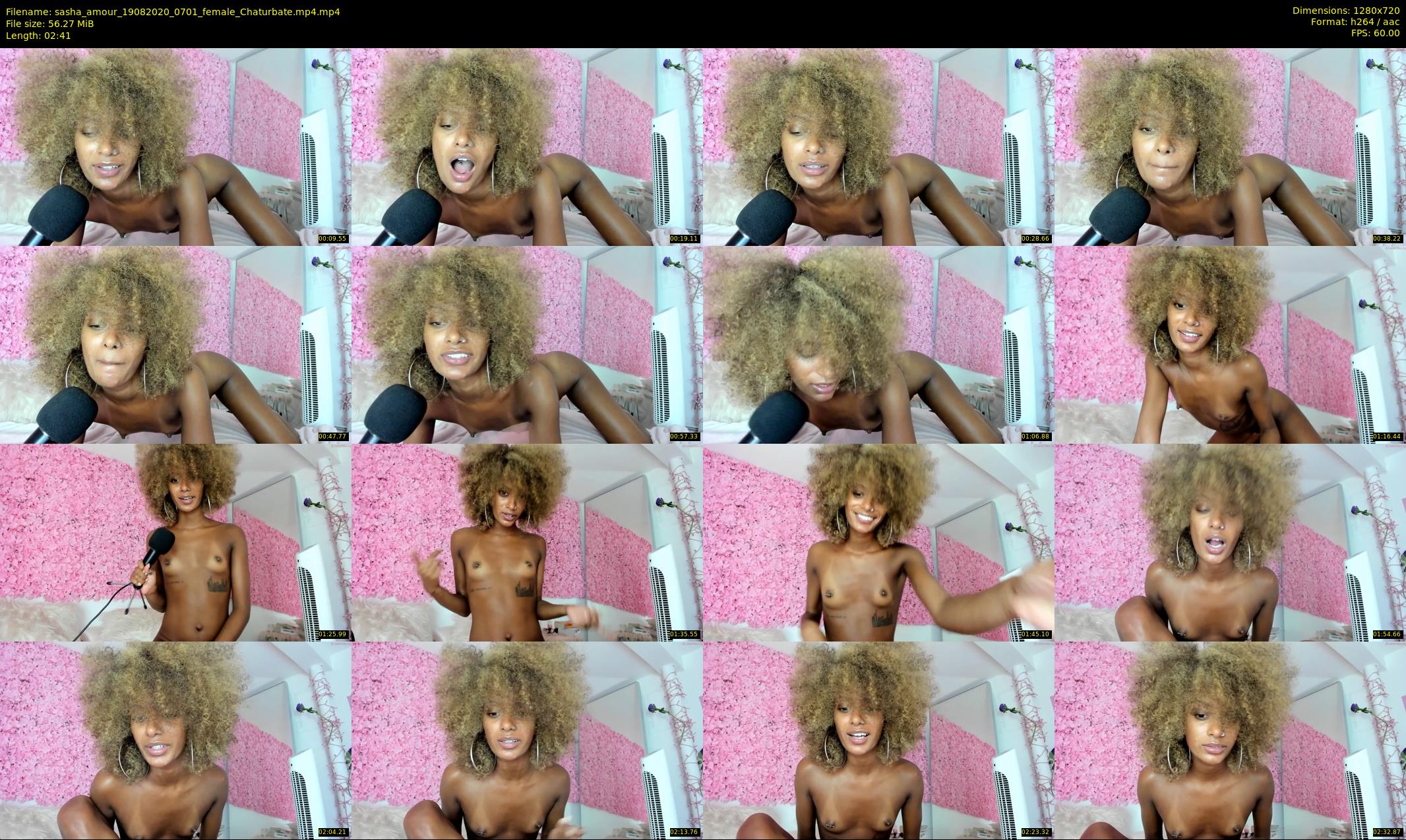sasha_amour — 3 minute Chaturbate female cam show recording, 720p, Aug 19, 2020