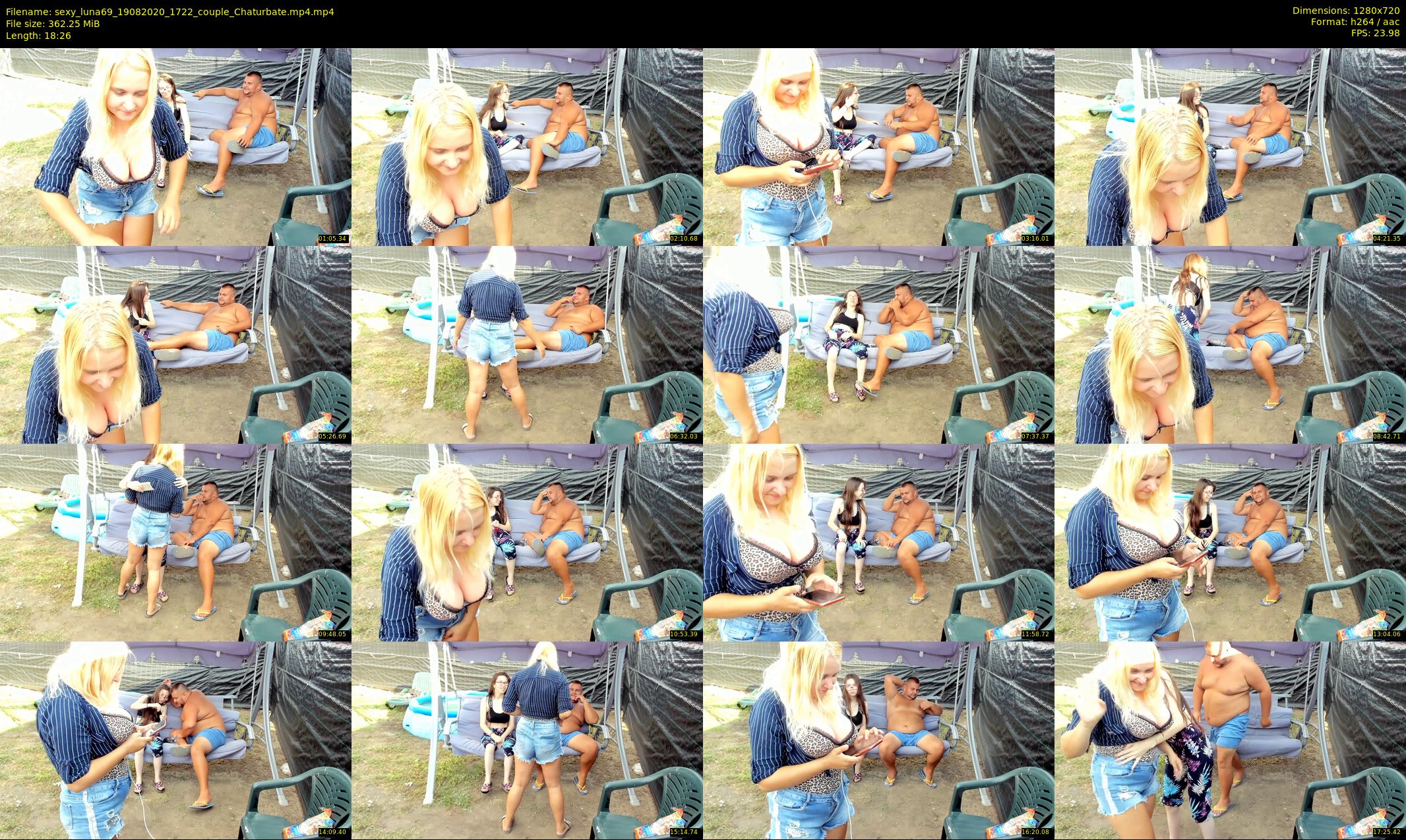 sexy_luna69 — 19 minute Chaturbate couple cam show recording, 720p, Aug 19, 2020