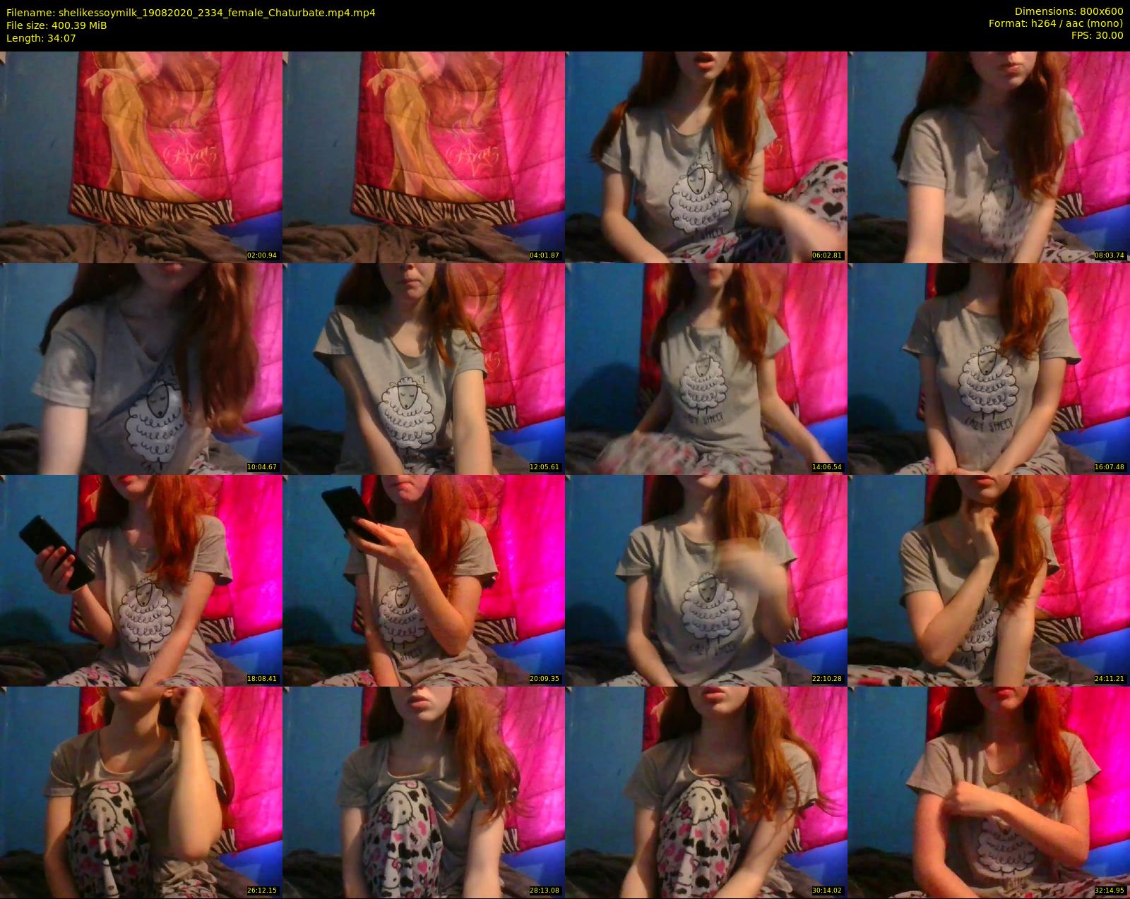 shelikessoymilk — 35 minute Chaturbate female cam show recording, 480p, Aug 19, 2020