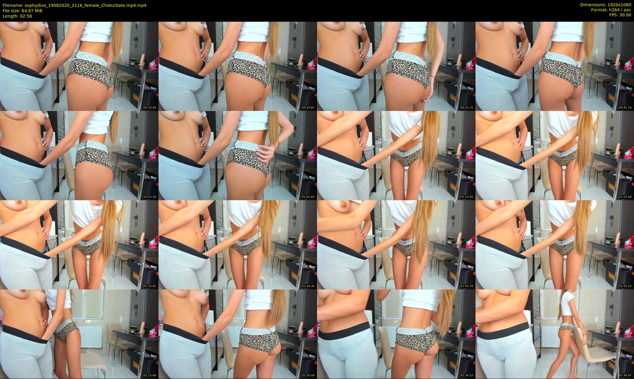 sophydiva — 3 minute Chaturbate female cam show recording, 1080p, Aug 19, 2020