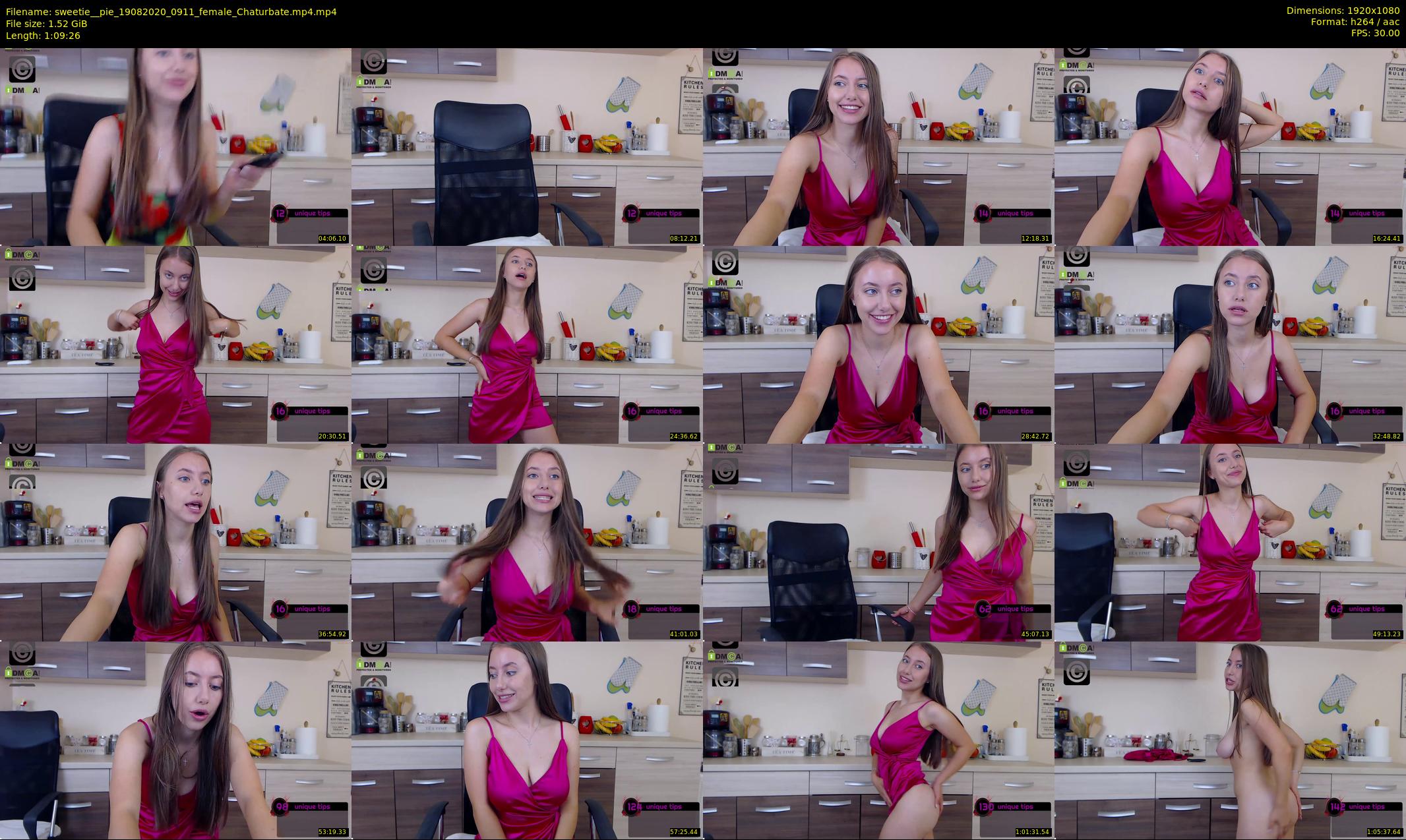 sweetie__pie — 70 minute Chaturbate female cam show recording, 1080p, Aug 19, 2020
