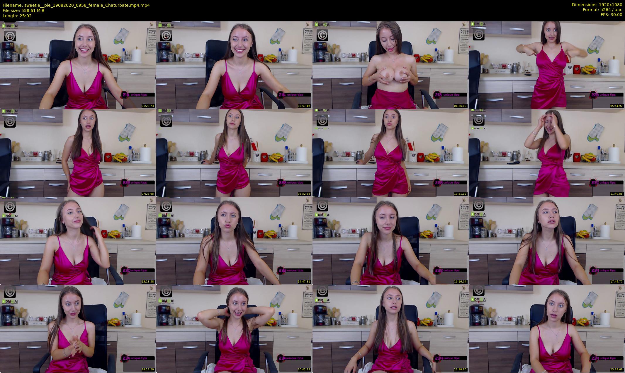 sweetie__pie — 26 minute Chaturbate female cam show recording, 1080p, Aug 19, 2020