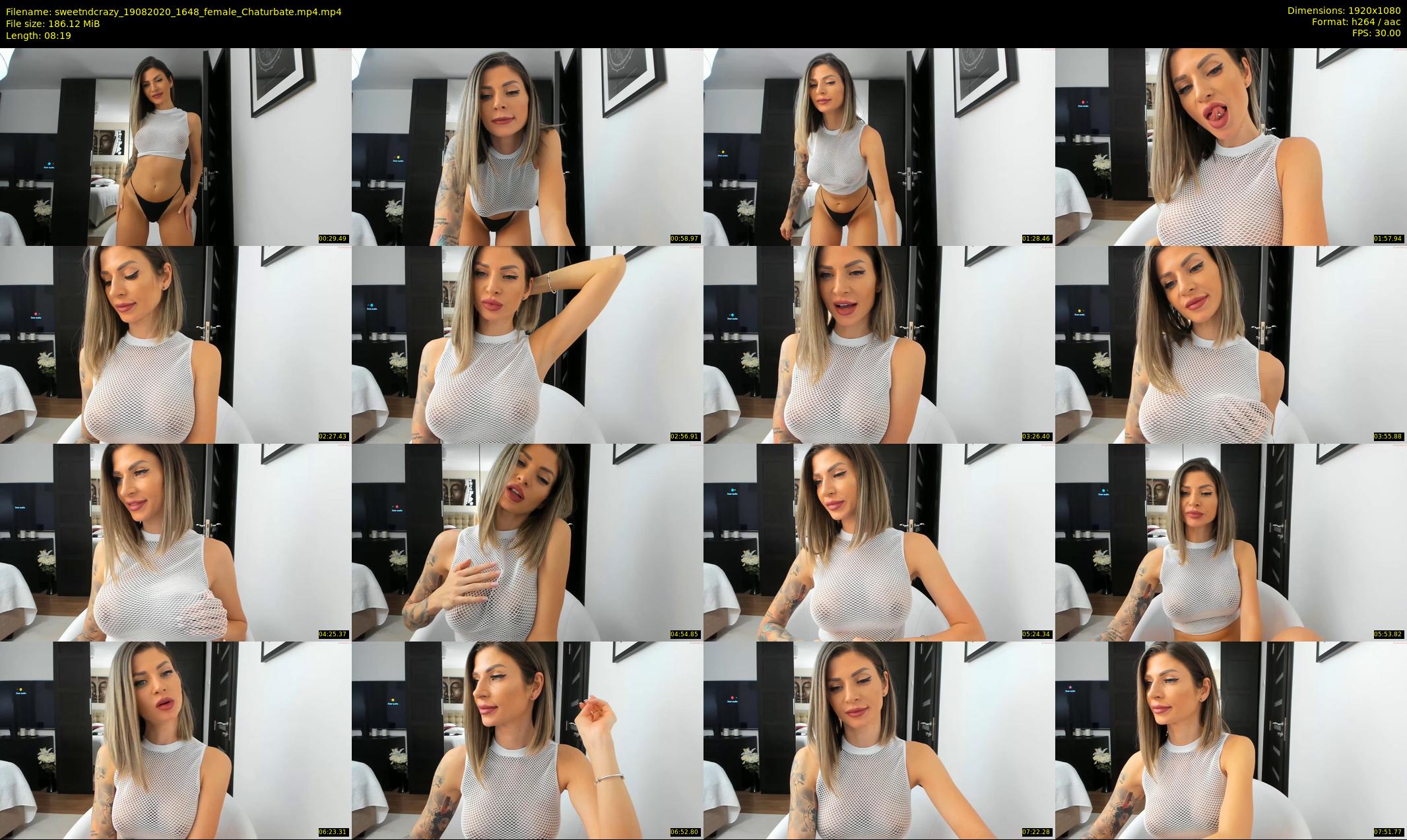 sweetndcrazy — 9 minute Chaturbate female cam show recording, 1080p, Aug 19, 2020