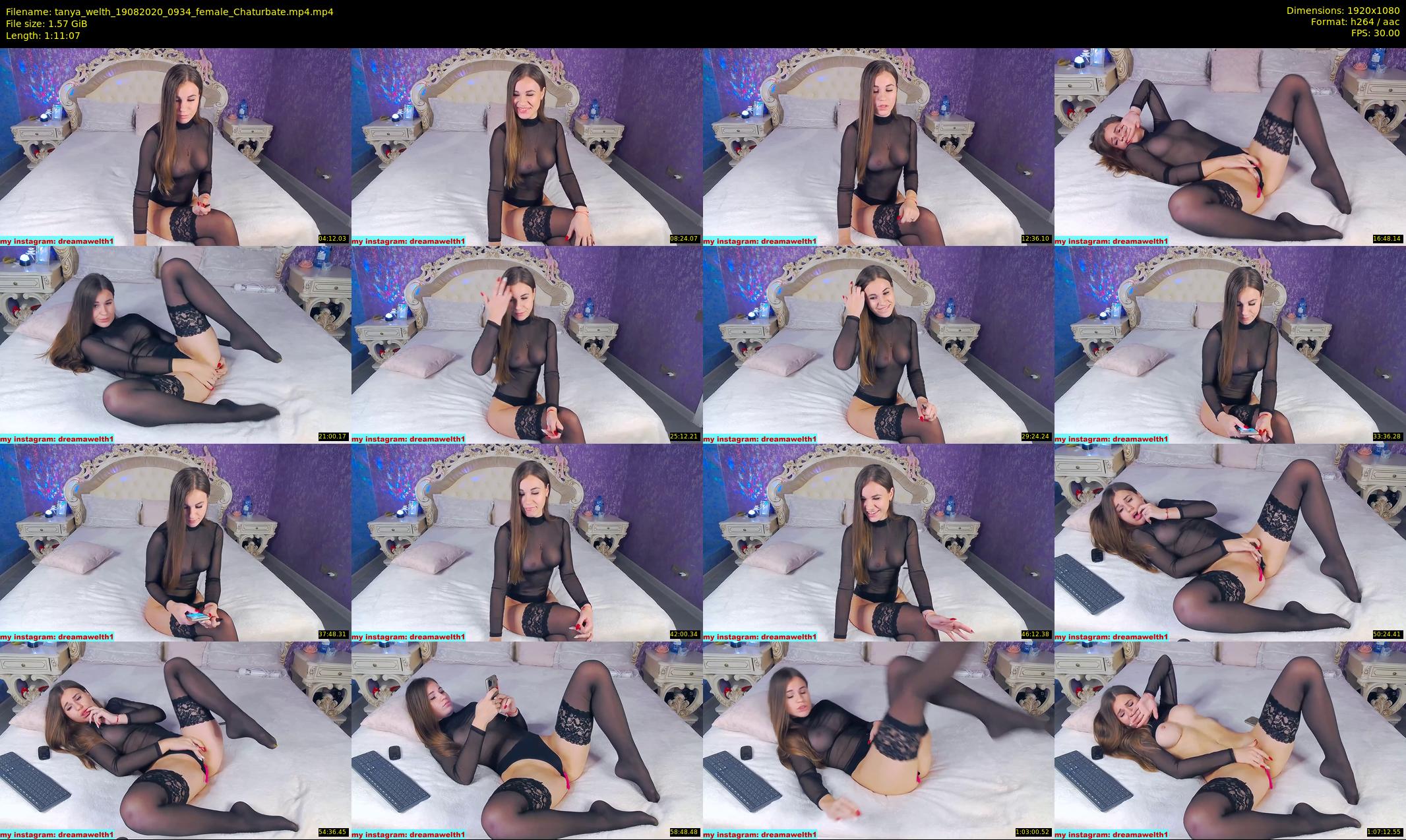 tanya_welth — 72 minute Chaturbate female cam show recording, 1080p, Aug 19, 2020