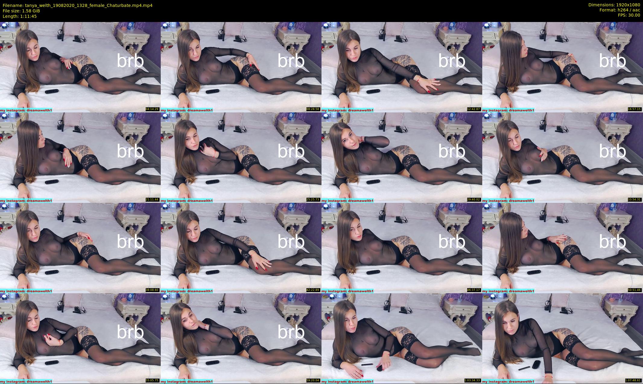 tanya_welth — 72 minute Chaturbate female cam show recording, 1080p, Aug 19, 2020