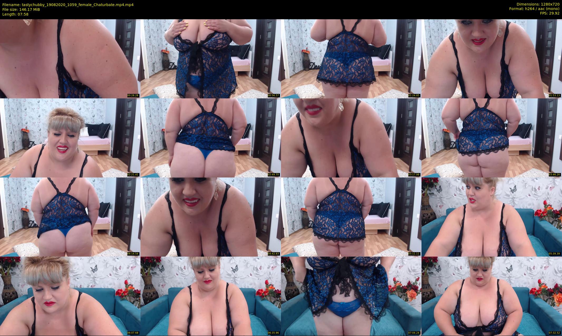 tastychubby — 8 minute Chaturbate female cam show recording, 720p, Aug 19, 2020