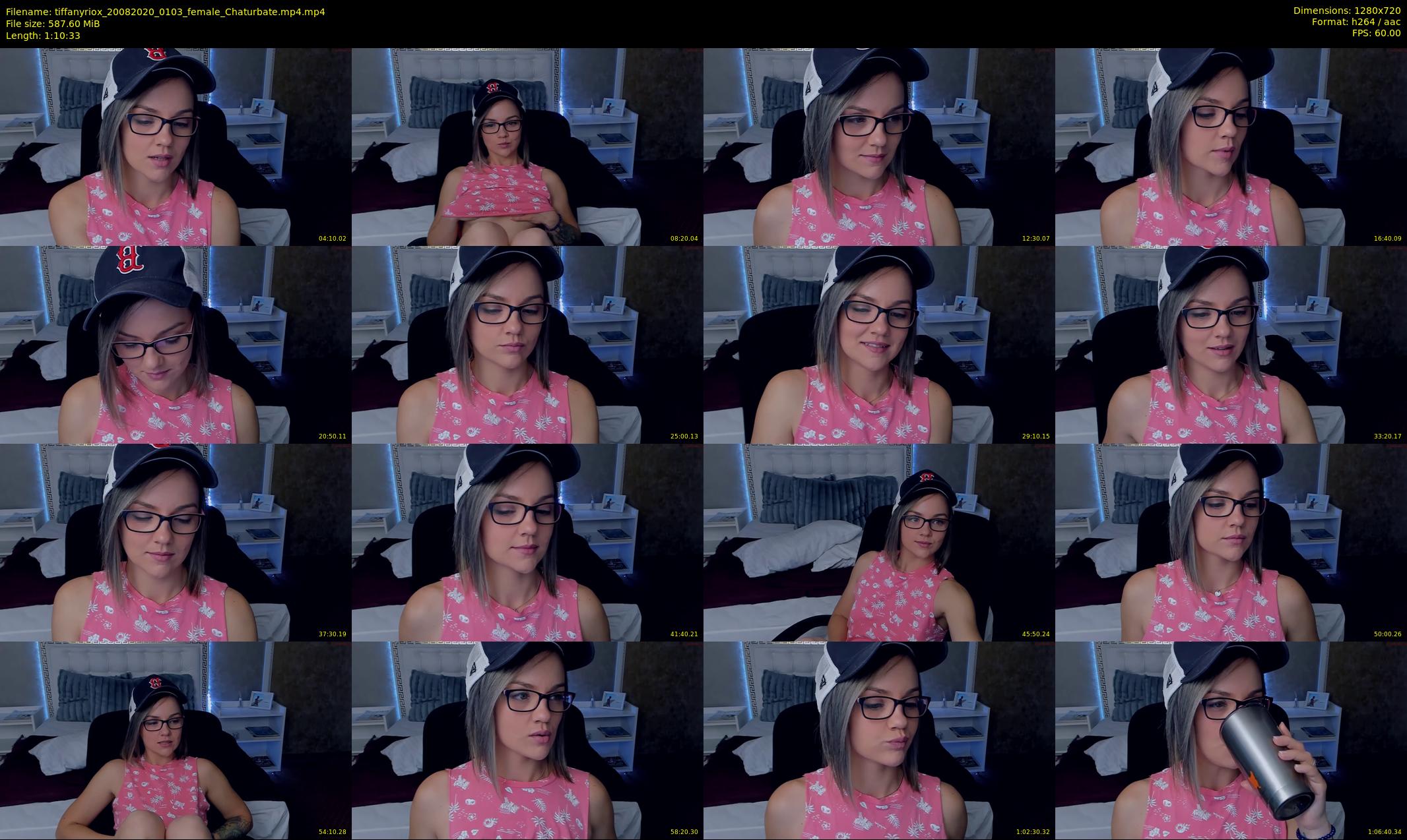 tiffanyriox — 71 minute Chaturbate female cam show recording, 720p, Aug 20, 2020