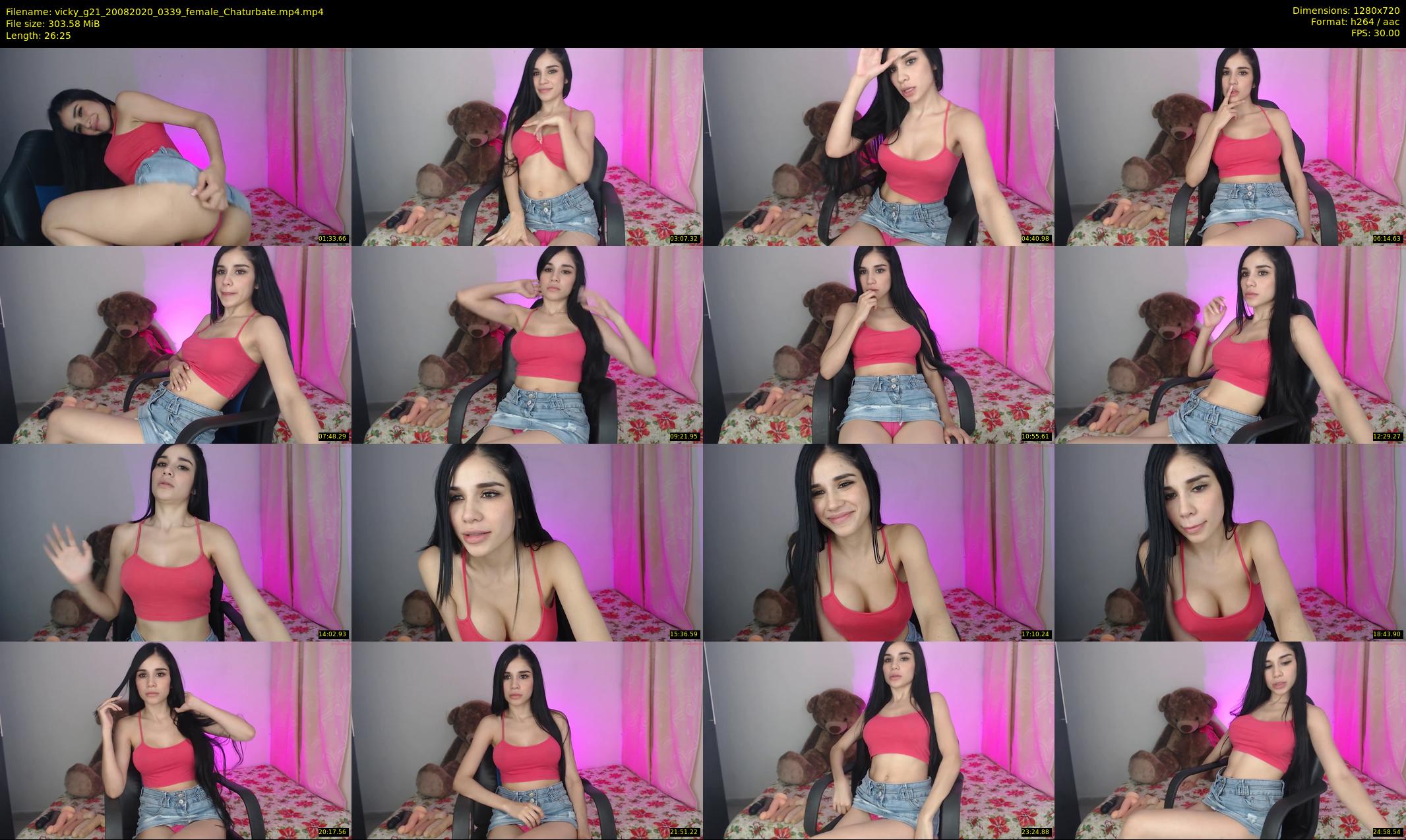 vicky_g21 — 27 minute Chaturbate female cam show recording, 720p, Aug 20, 2020