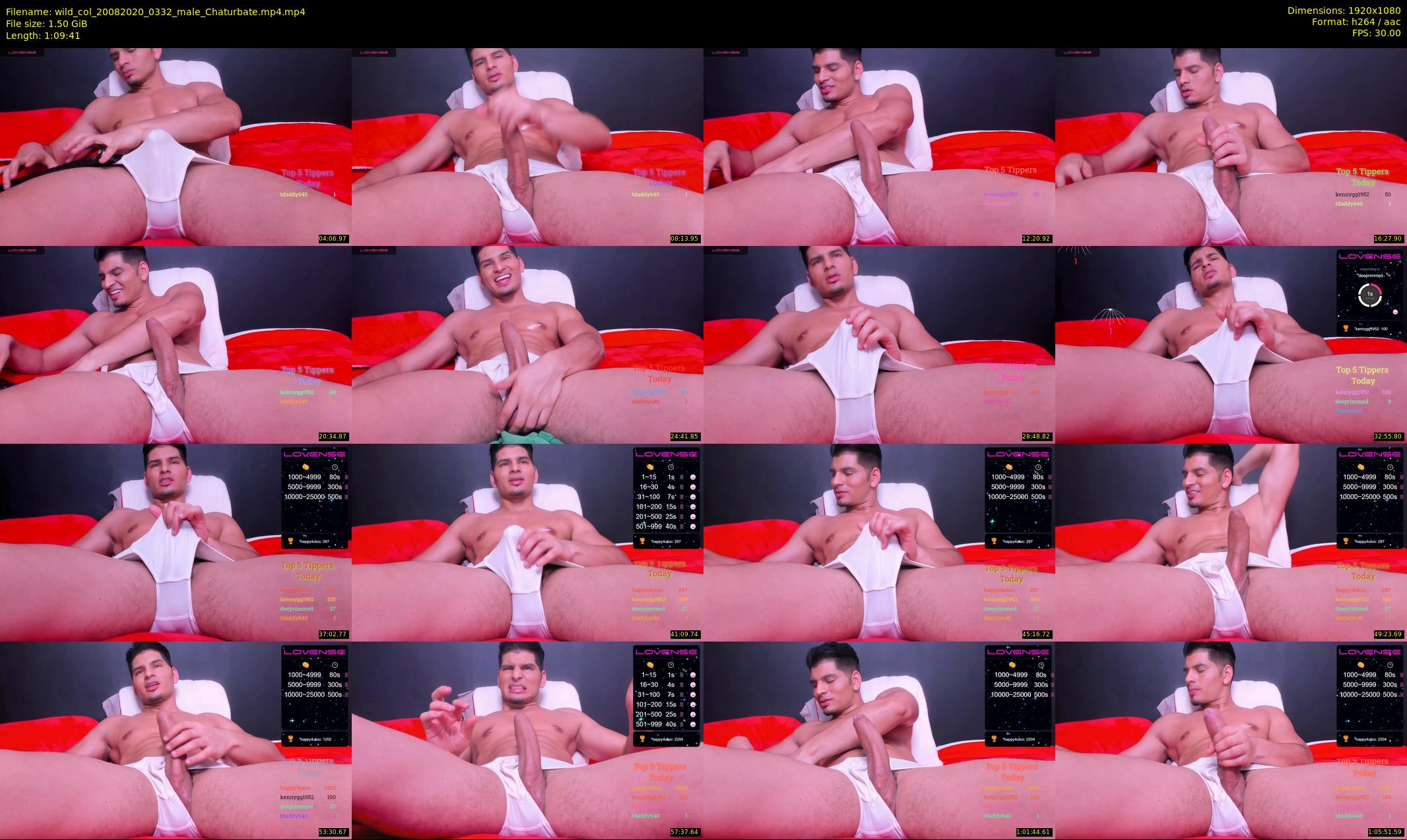 wild_col — 70 minute Chaturbate male cam show recording, 1080p, Aug 20, 2020