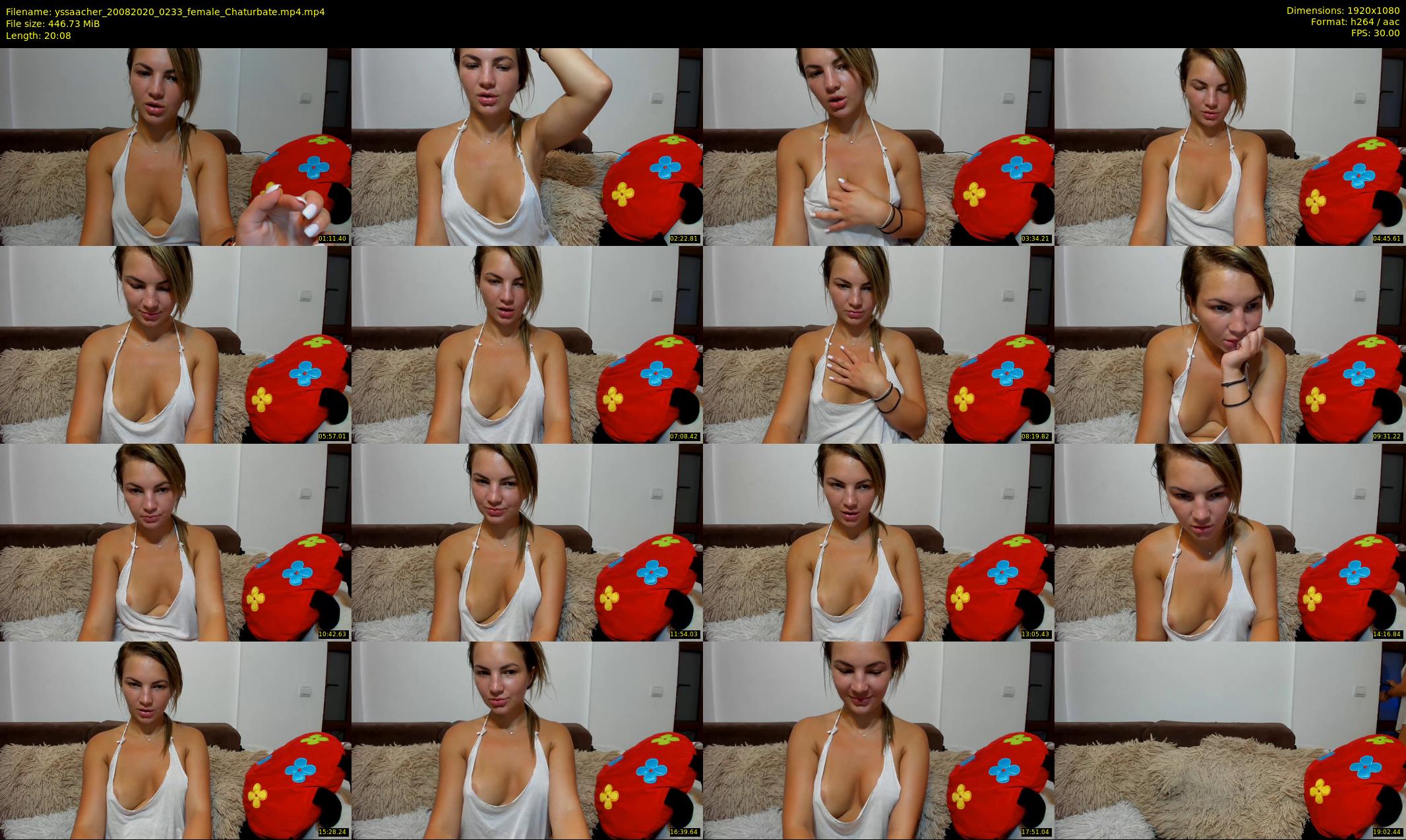 yssaacher — 21 minute Chaturbate female cam show recording, 1080p, Aug 20, 2020