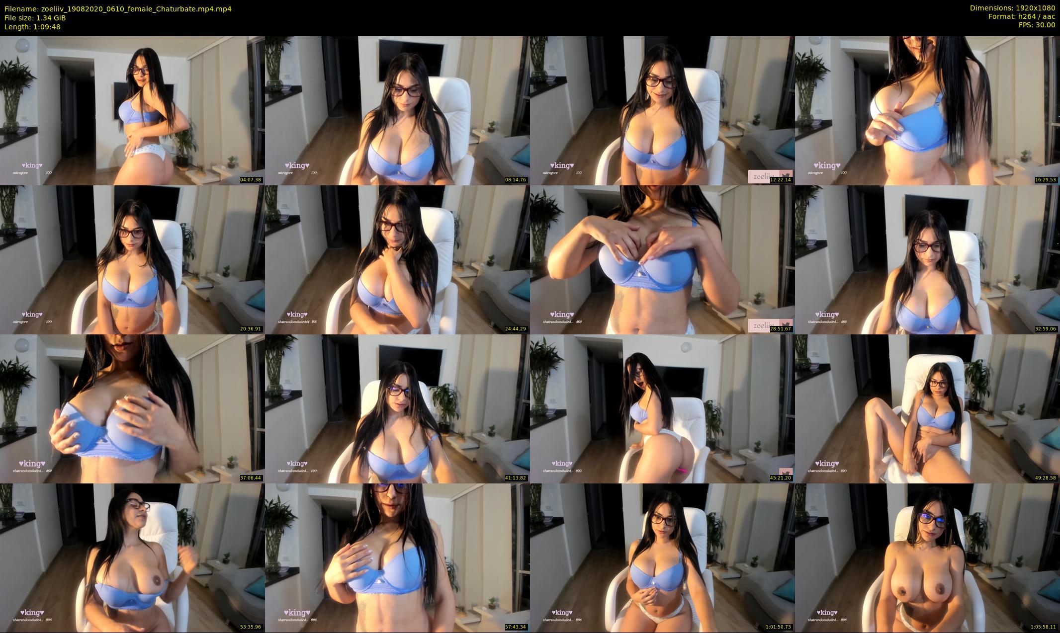 zoeliiv — 70 minute Chaturbate female cam show recording, 1080p, Aug 19, 2020