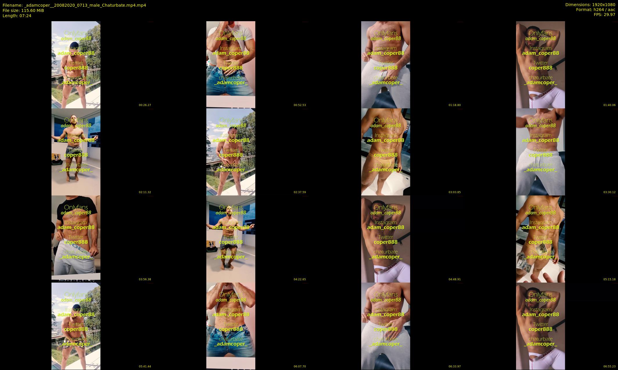 _adamcoper_ — 8 minute Chaturbate male cam show recording, 1080p, Aug 20, 2020