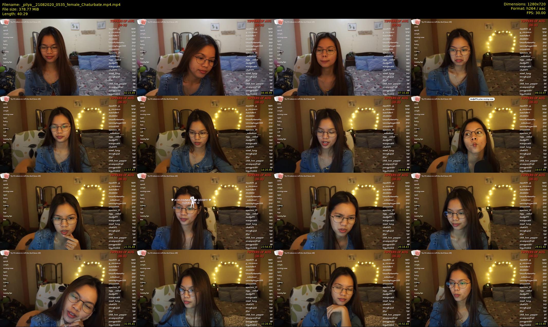 _pilya_ — 41 minute Chaturbate female cam show recording, 720p, Aug 21, 2020